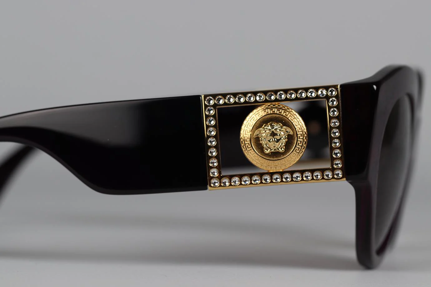 VERSACE MEDUSA ROUND FRAME ACETATE SUNGLASSES - Image 5