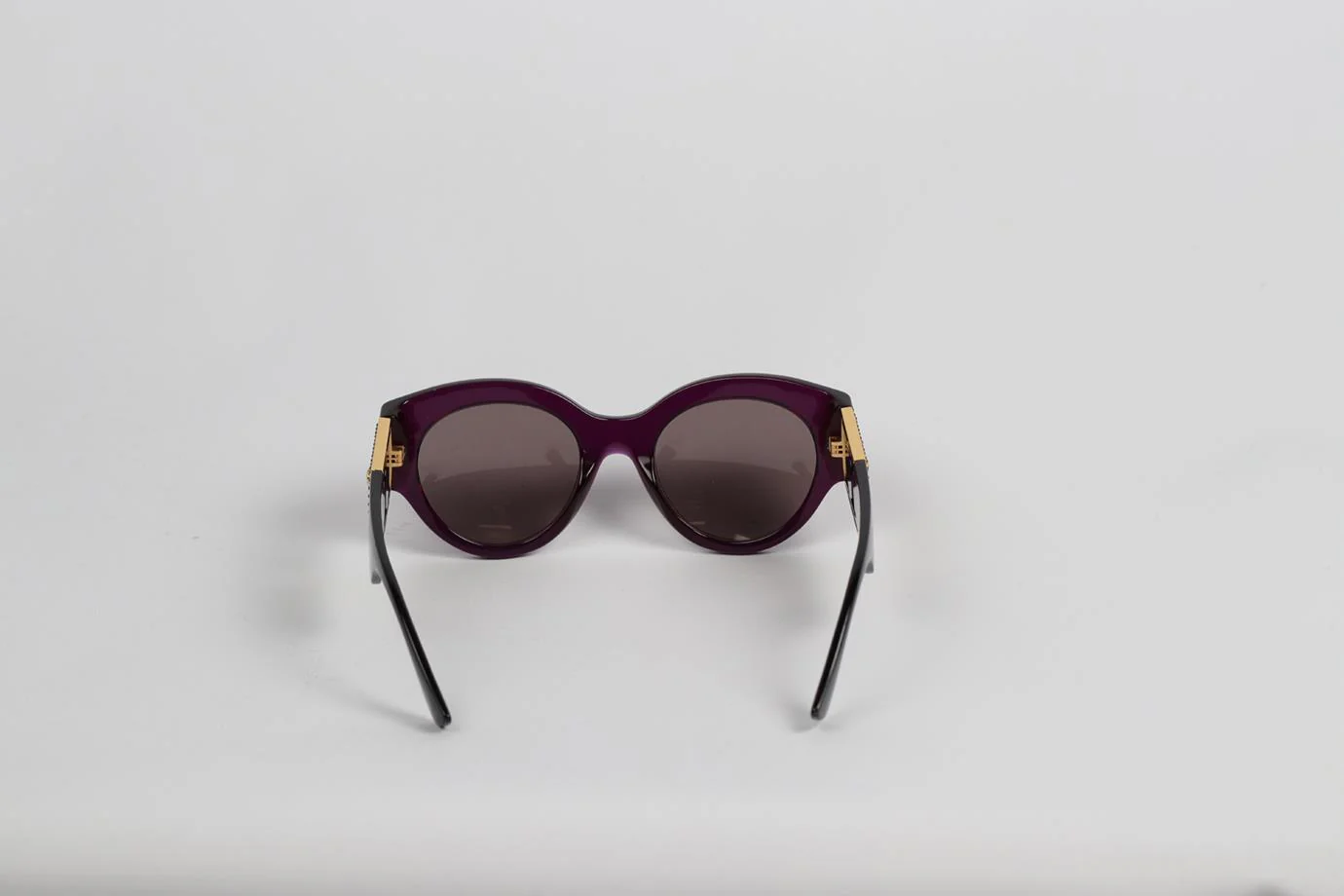 VERSACE MEDUSA ROUND FRAME ACETATE SUNGLASSES - Image 8