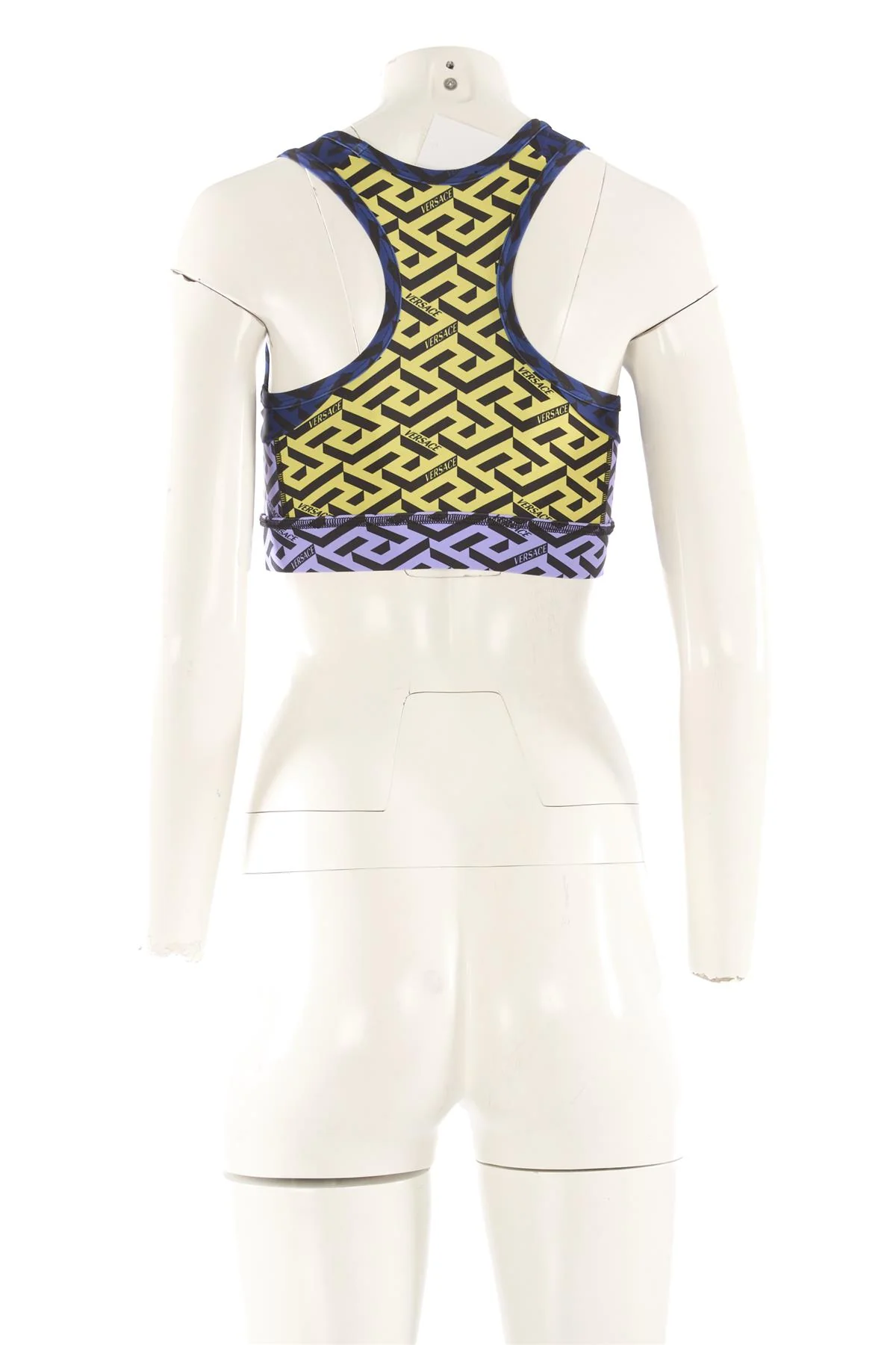VERSACE NAVY JERSEY TOP MEDIUM - Image 4
