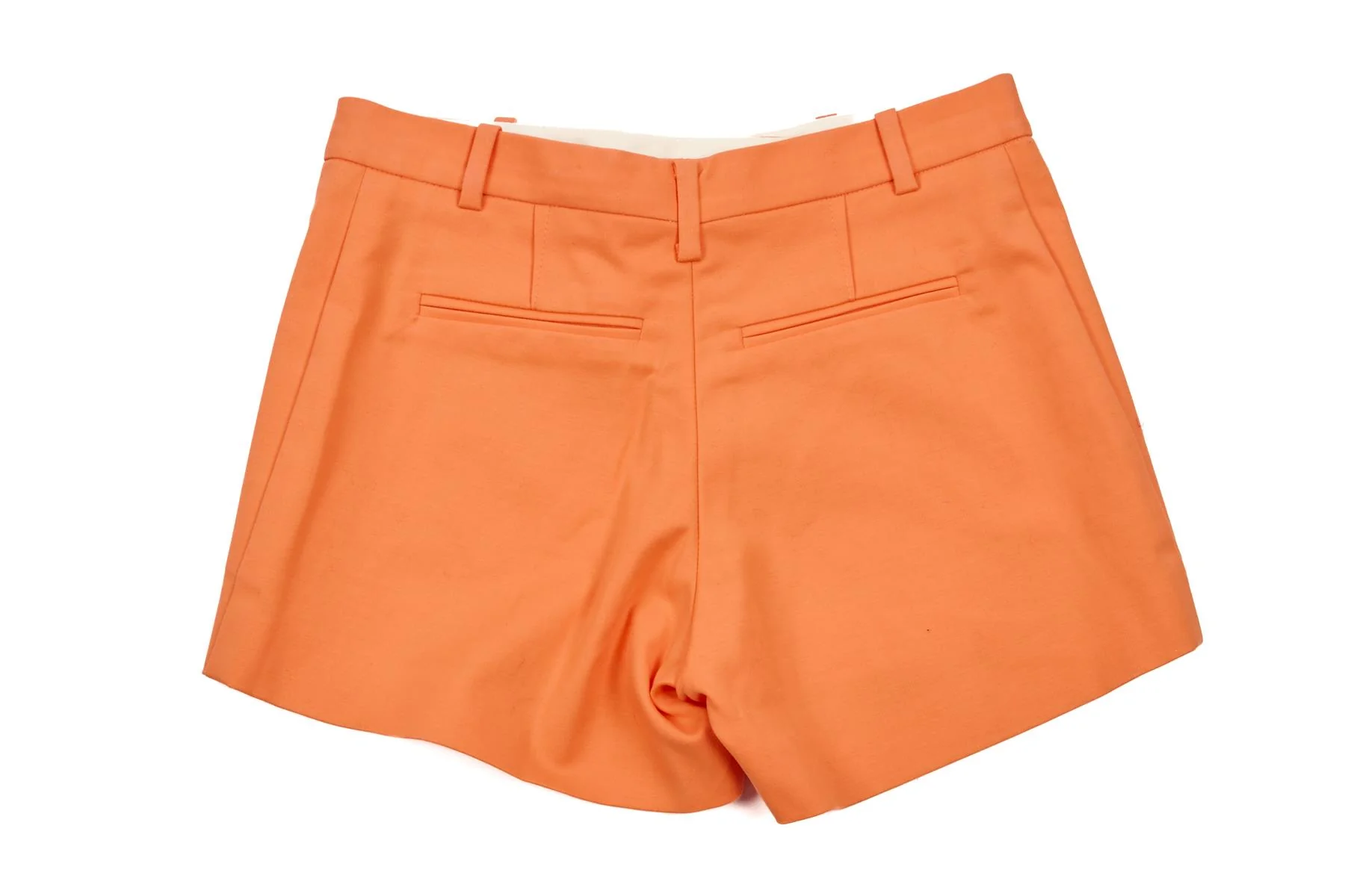 VERSACE ORANGE COTTON SHORTS IT 38 UK 6 - Image 4