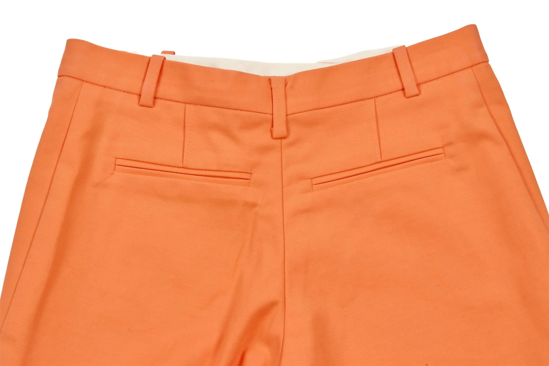 VERSACE ORANGE COTTON SHORTS IT 38 UK 6 - Image 5
