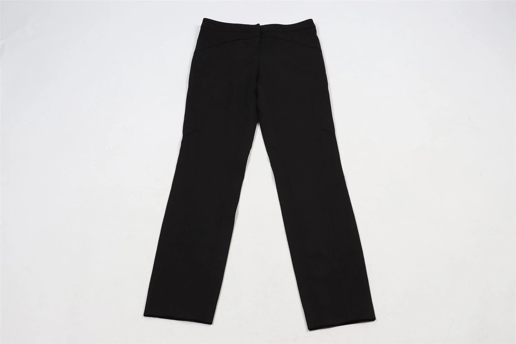 VERSACE VINTAGE WOOL BLEND SKINNY PANTS IT 38 UK 6 - Image 2