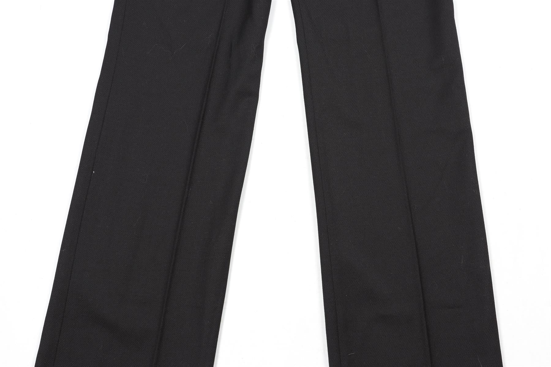 VERSACE VINTAGE WOOL STRAIGHT LEG PANTS IT 38 UK 6 - Image 6