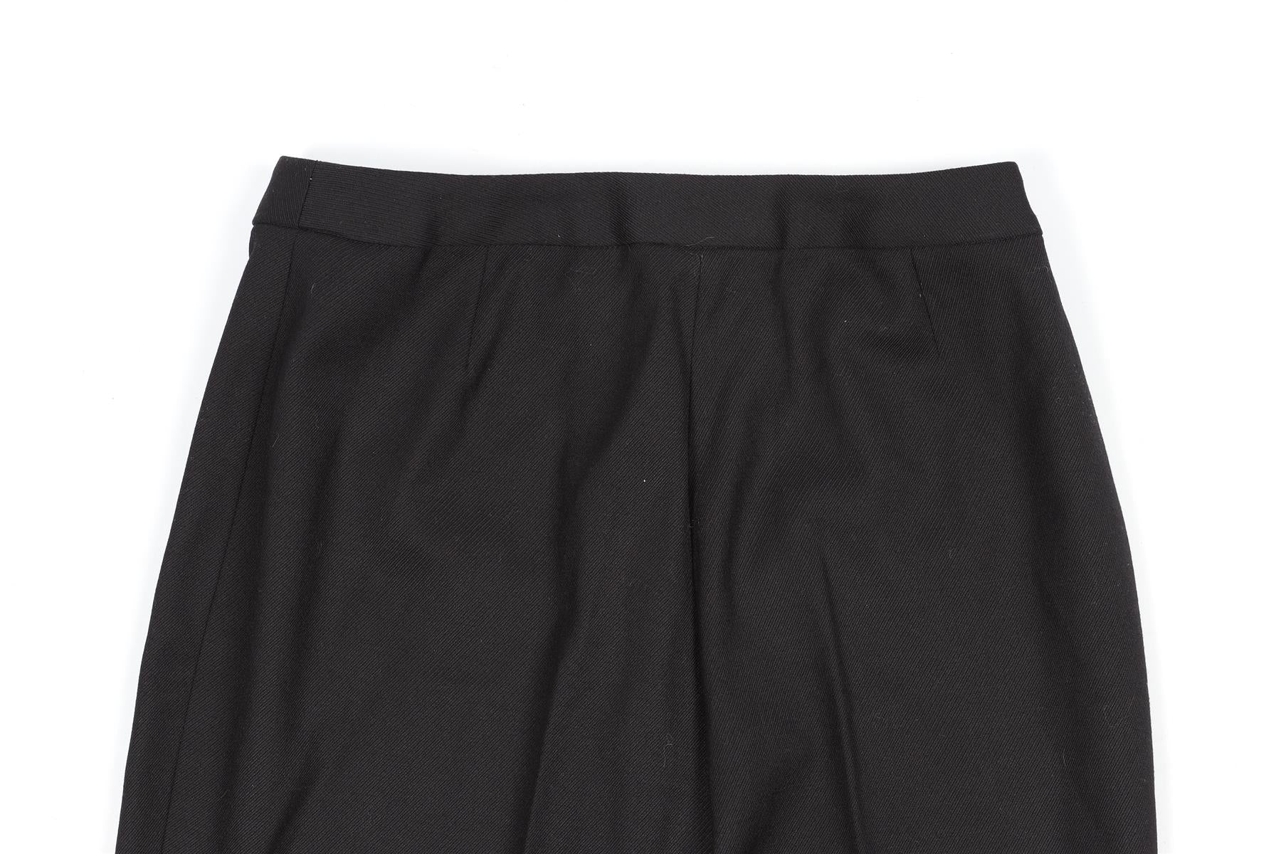 VERSACE VINTAGE WOOL STRAIGHT LEG PANTS IT 38 UK 6 - Image 7