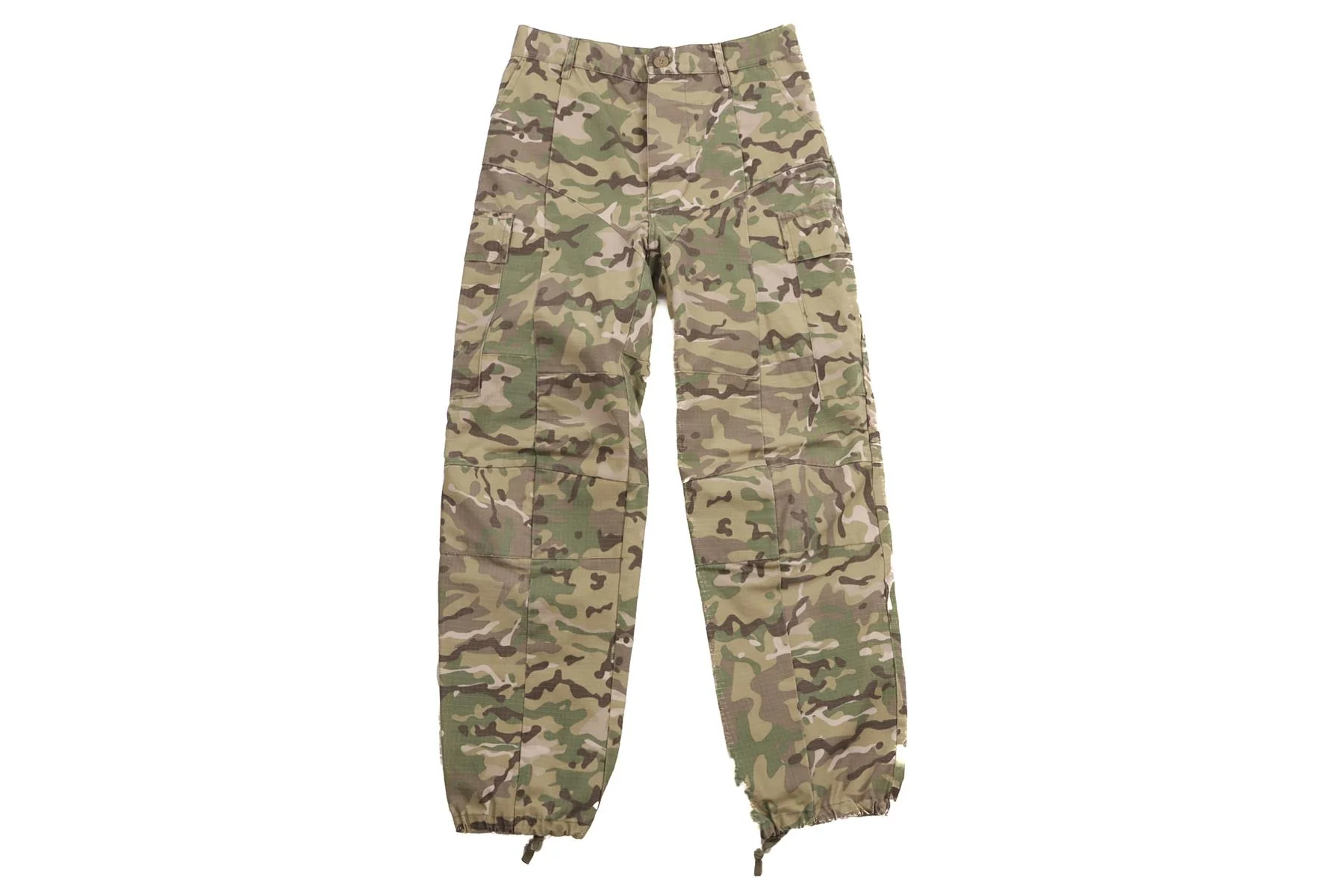 VETEMENTS GREEN COTTON TAPERED PANTS MEDIUM - Image 2