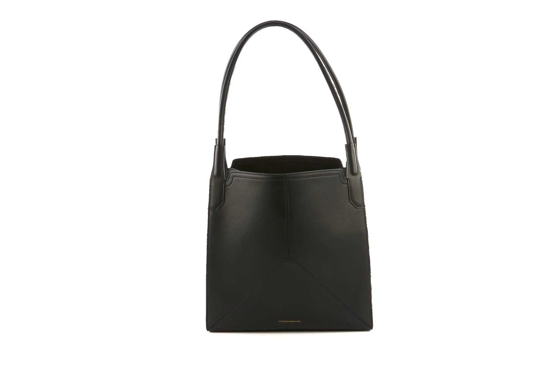 VICTORIA BECKHAM BLACK VICTORIA LEATHER TOTE BAG - Image 2