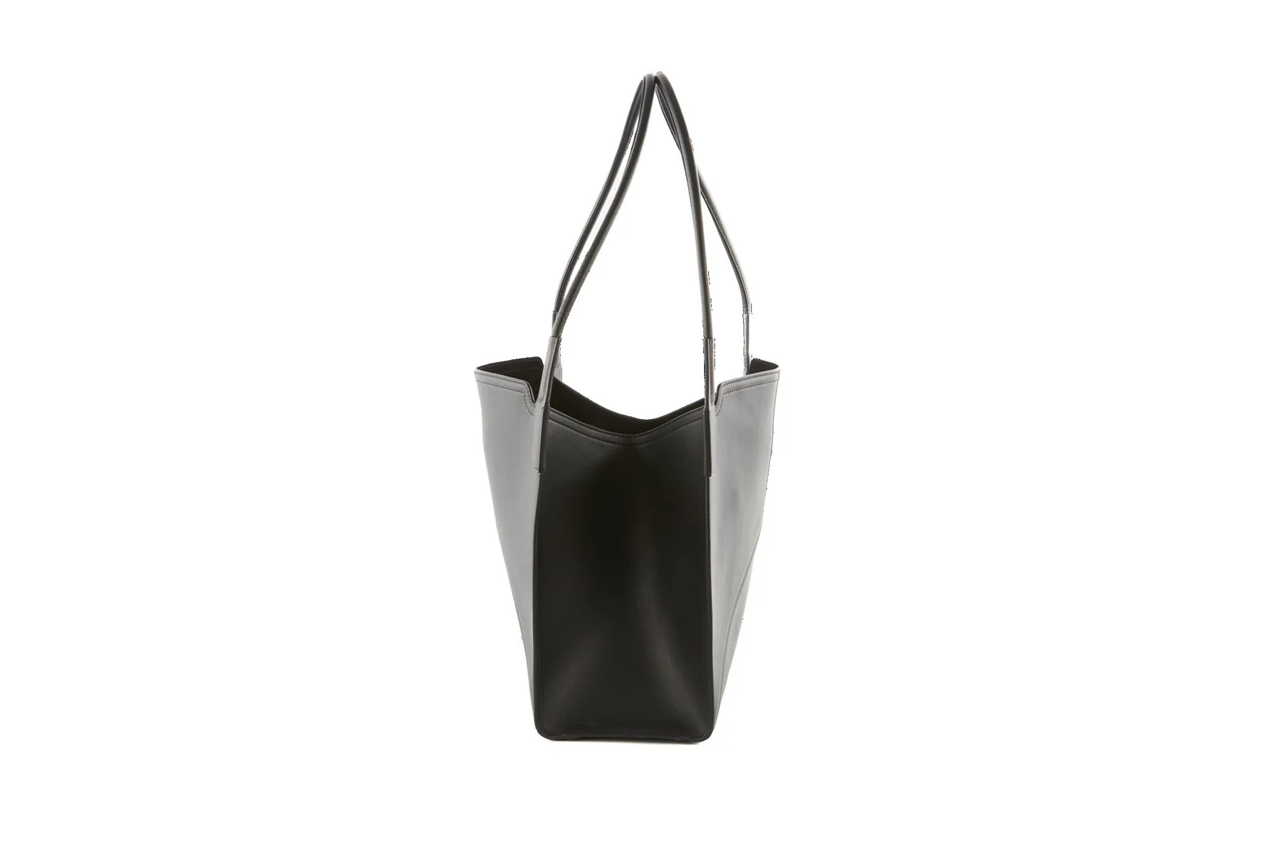 VICTORIA BECKHAM BLACK VICTORIA LEATHER TOTE BAG - Image 5