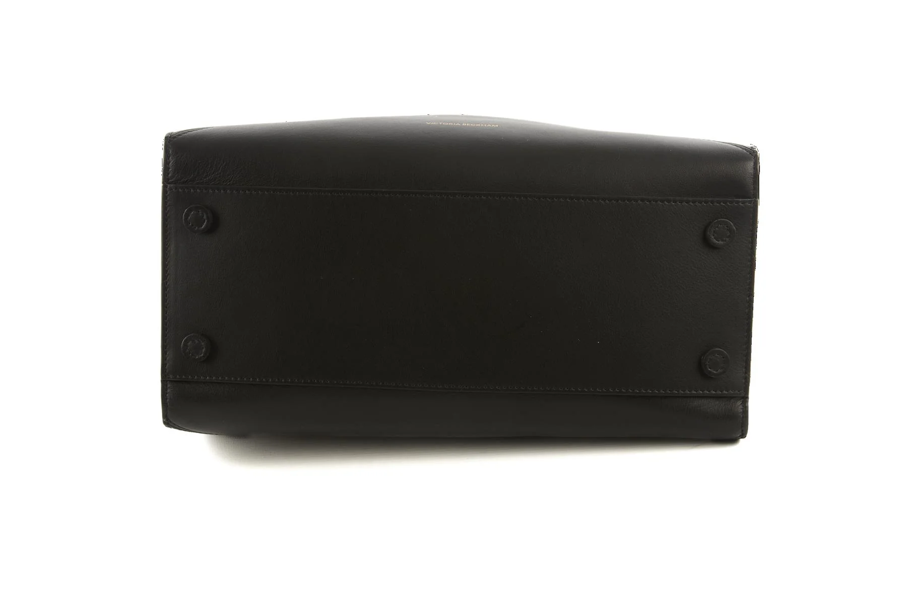 VICTORIA BECKHAM BLACK VICTORIA LEATHER TOTE BAG - Image 7