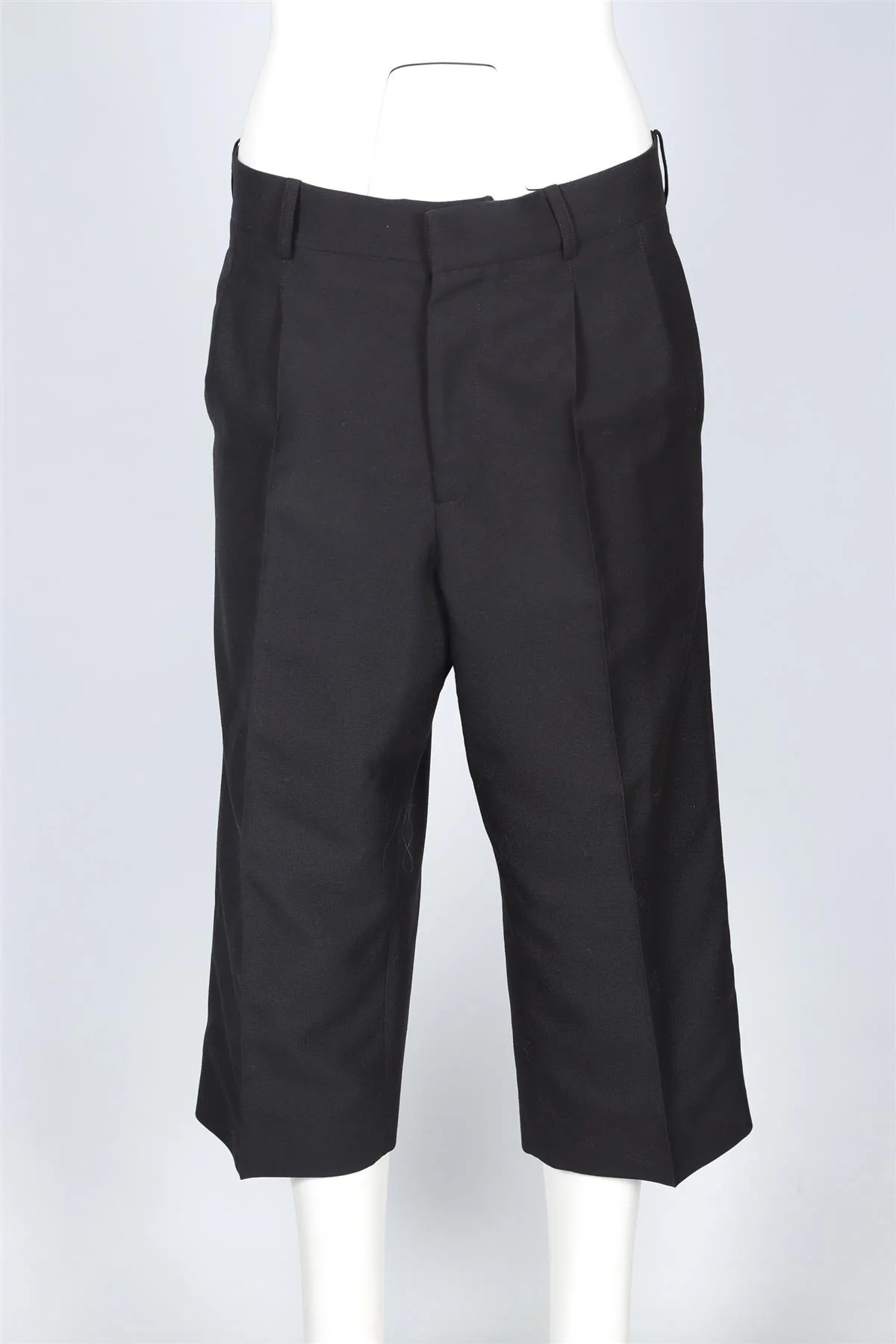 VICTORIA BECKHAM BLACK WOOL CULOTTES UK 14 - Image 2