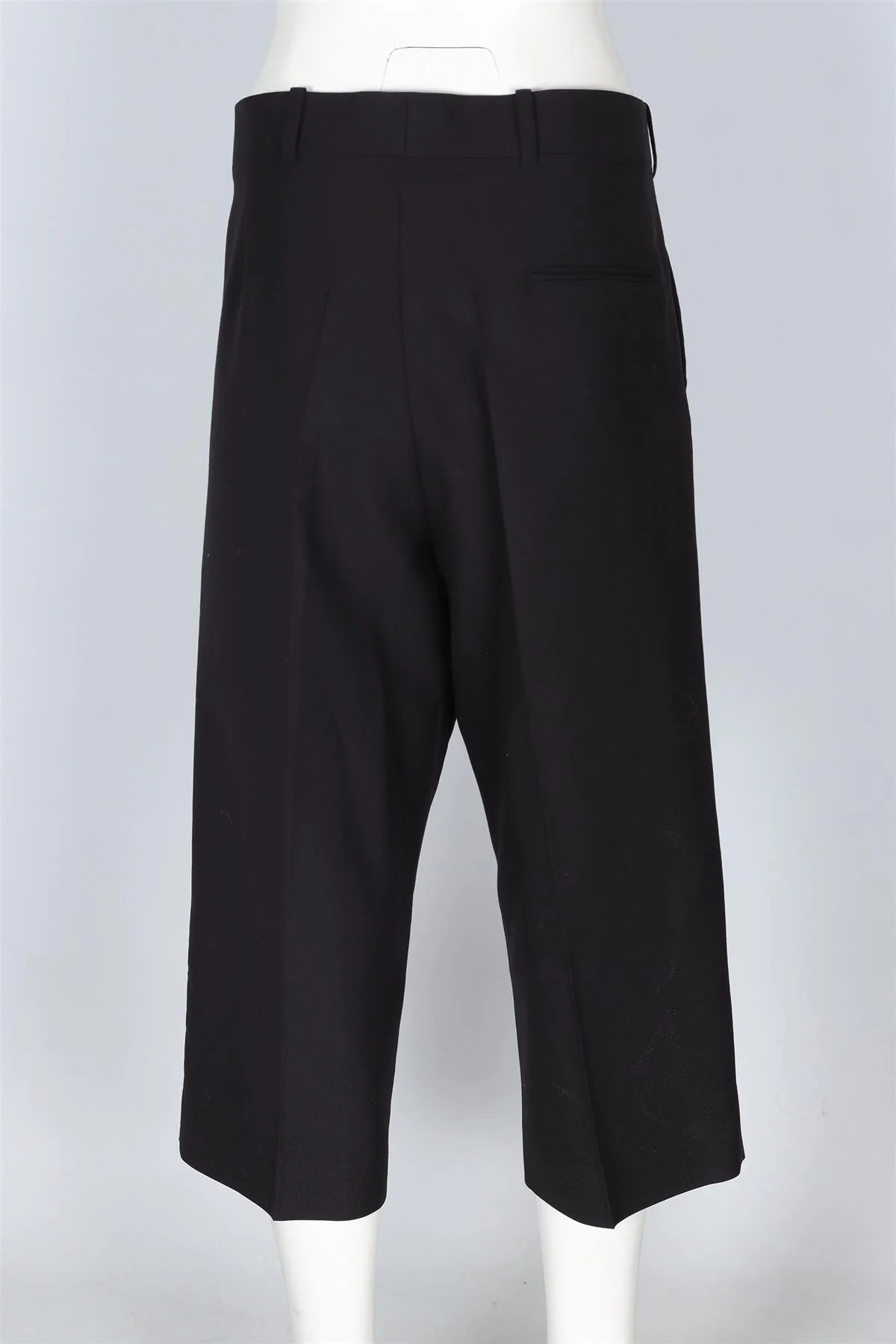 VICTORIA BECKHAM BLACK WOOL CULOTTES UK 14 - Image 4