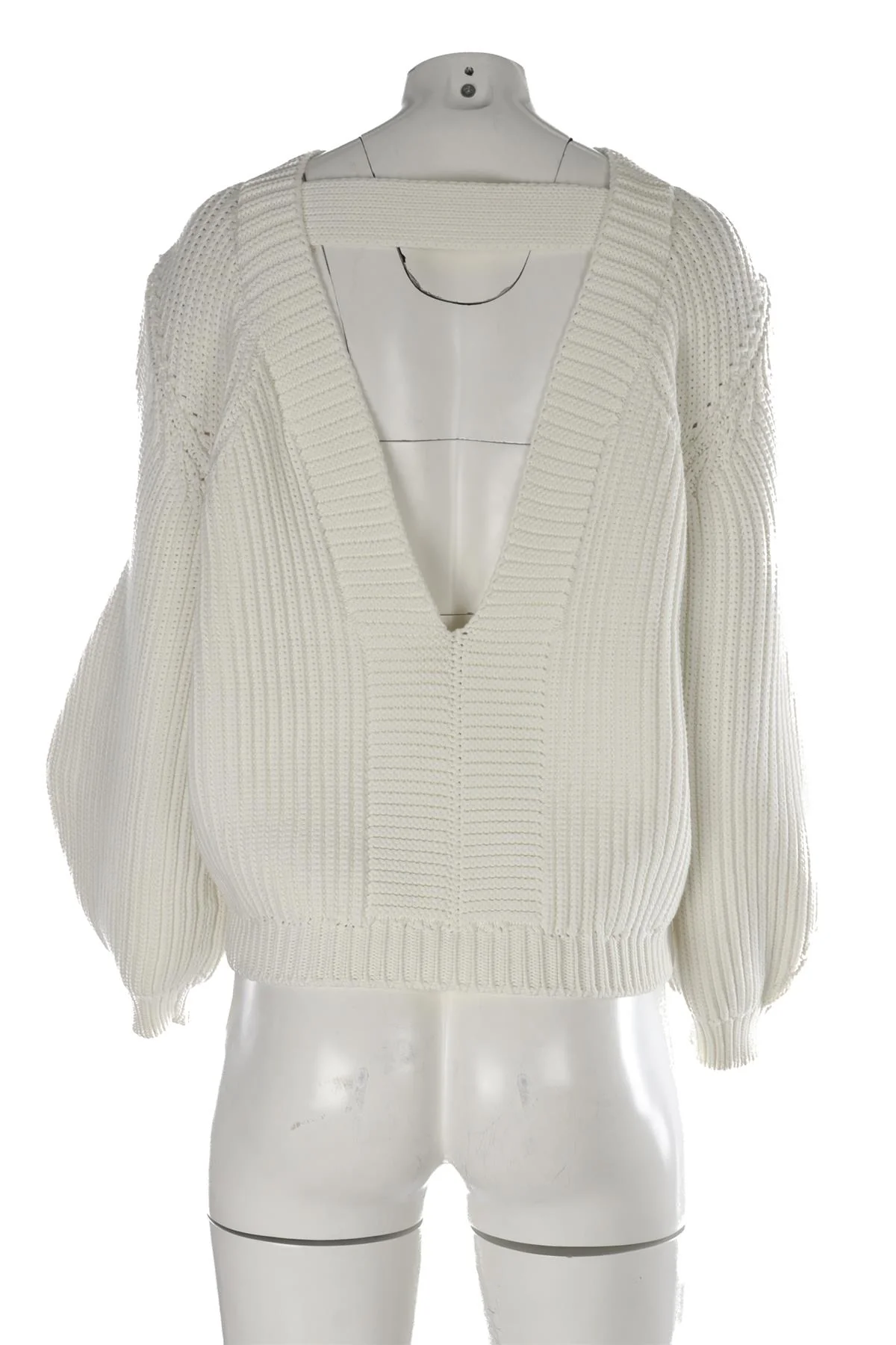 VICTORIA BECKHAM IVORY WOOL SWEATER UK 8 - Image 4