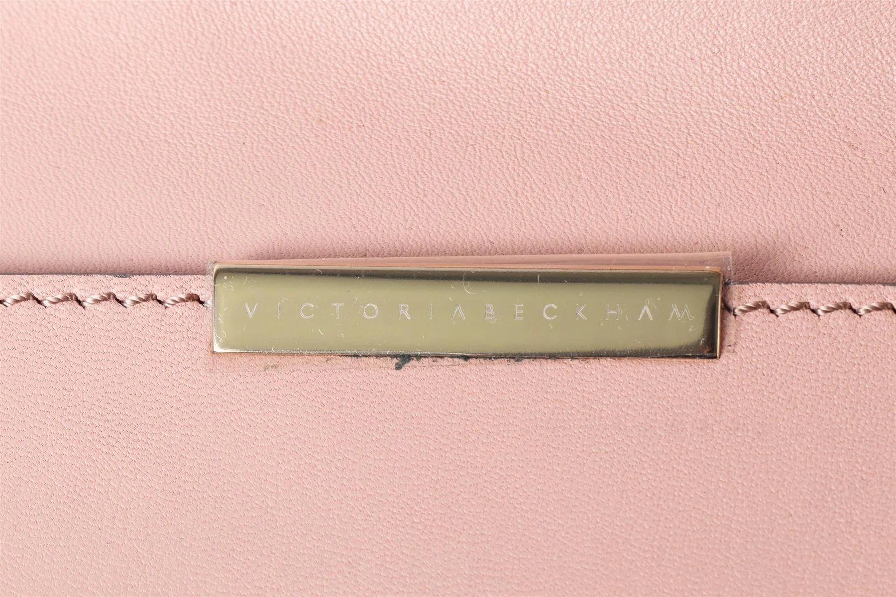 VICTORIA BECKHAM PINK LEATHER CLUTCH - Image 10