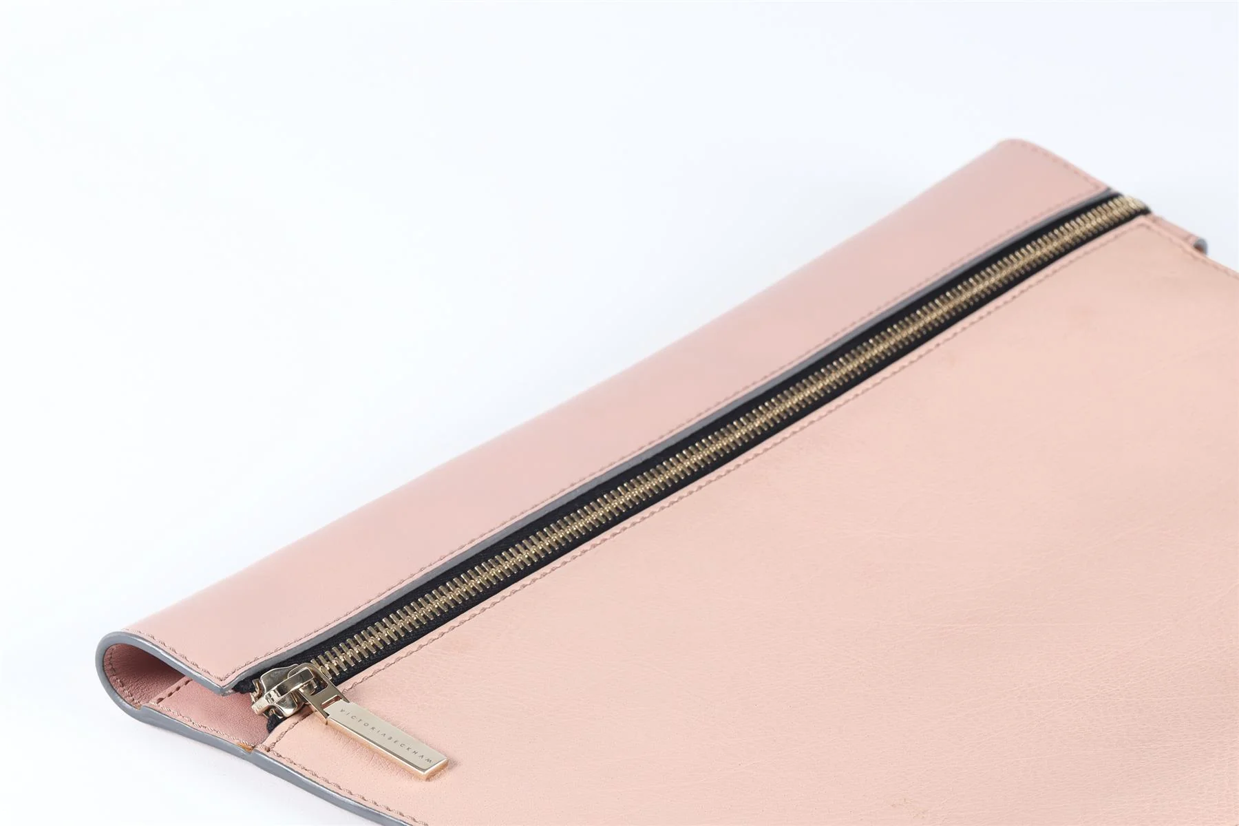 VICTORIA BECKHAM PINK LEATHER CLUTCH - Image 8