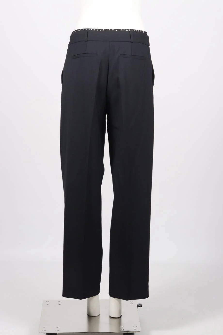 VICTORIA BECKHAM WOOL BLEND WIDE LEG PANTS UK 10 - Image 4
