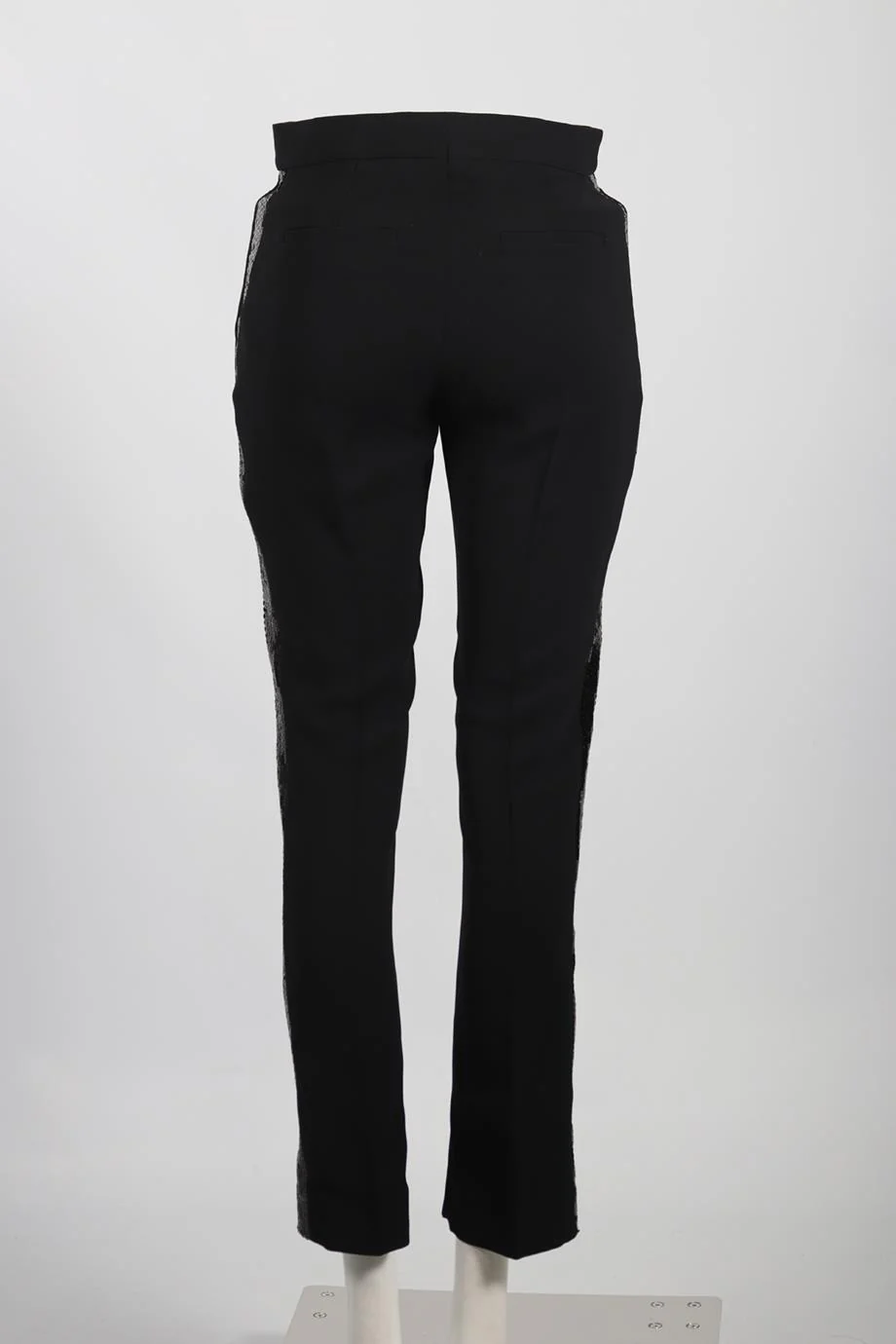 VICTORIA VICTORIA BECKHAM CREPE STRAIGHT LEG PANTS UK 4 - Image 4