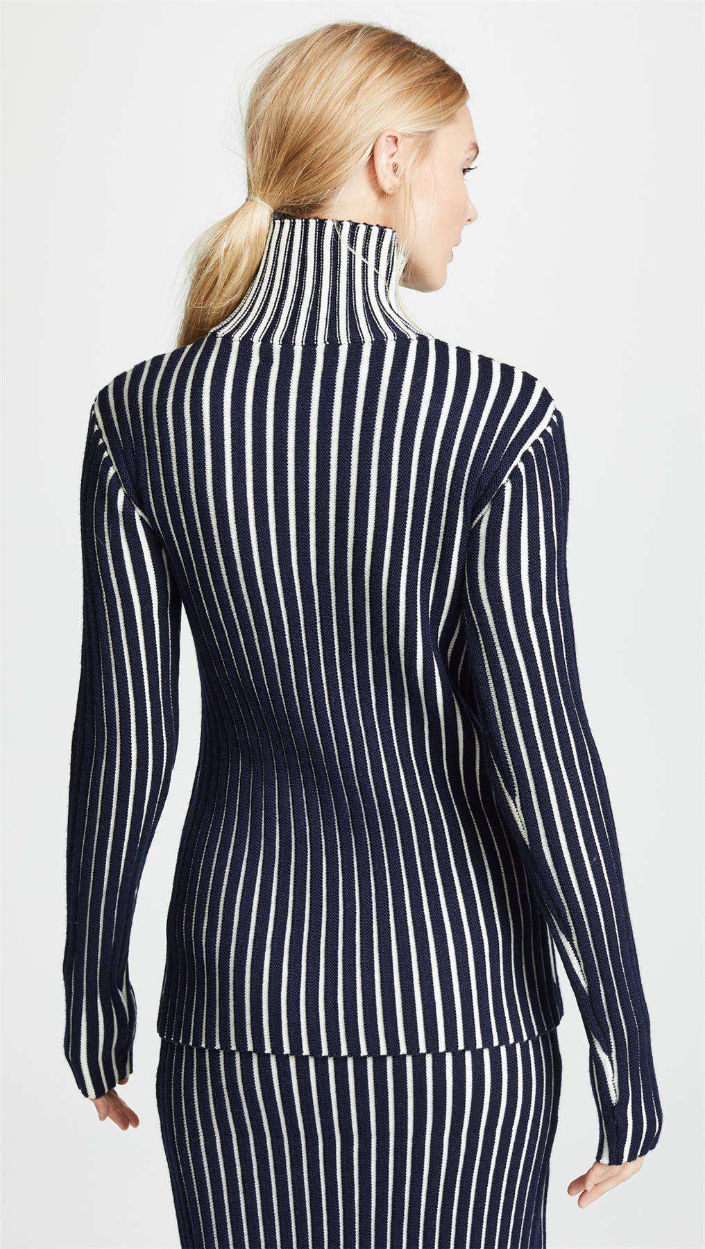 VICTORIA VICTORIA BECKHAM STRUCTURED TURTLENECK SWEATER UK 12 - Image 2