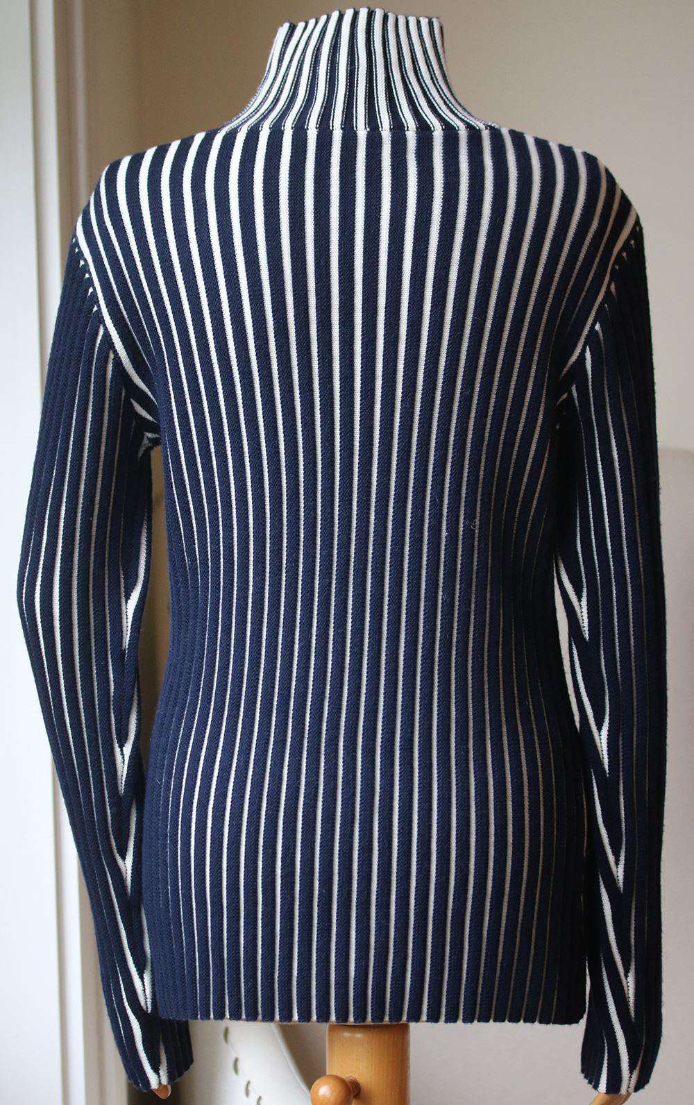 VICTORIA VICTORIA BECKHAM STRUCTURED TURTLENECK SWEATER UK 12 - Image 5