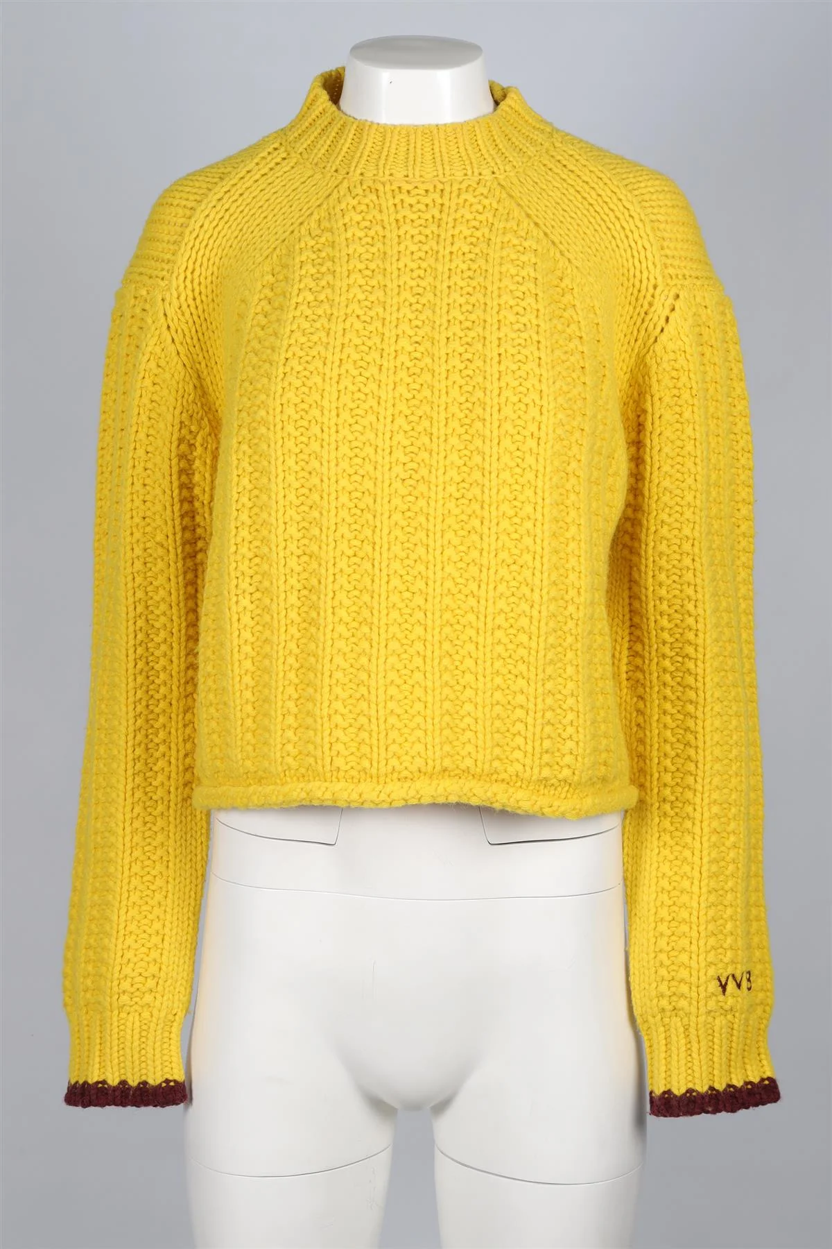VICTORIA VICTORIA BECKHAM YELLOW WOOL SWEATER XSMALL - Image 2