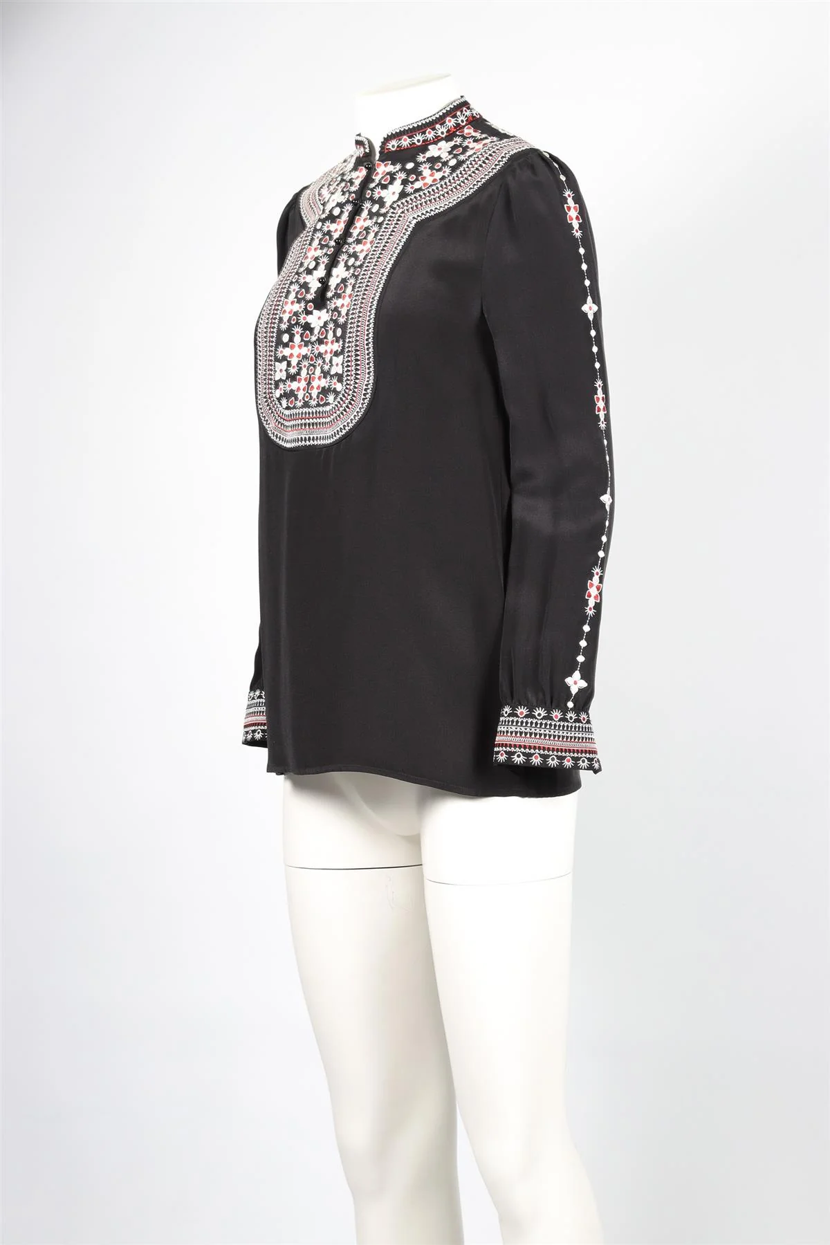 VILSHENKO BLACK SILK TOP UK 10 - Image 3