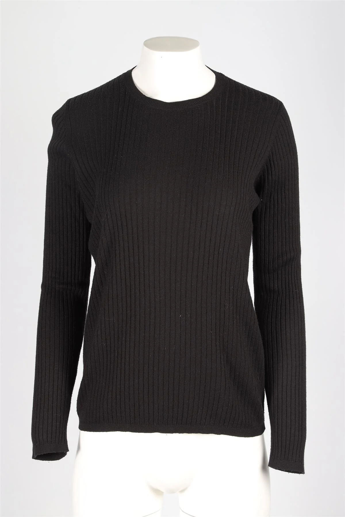 VINCE BLACK CASHMERE SWEATER LARGE - Image 2