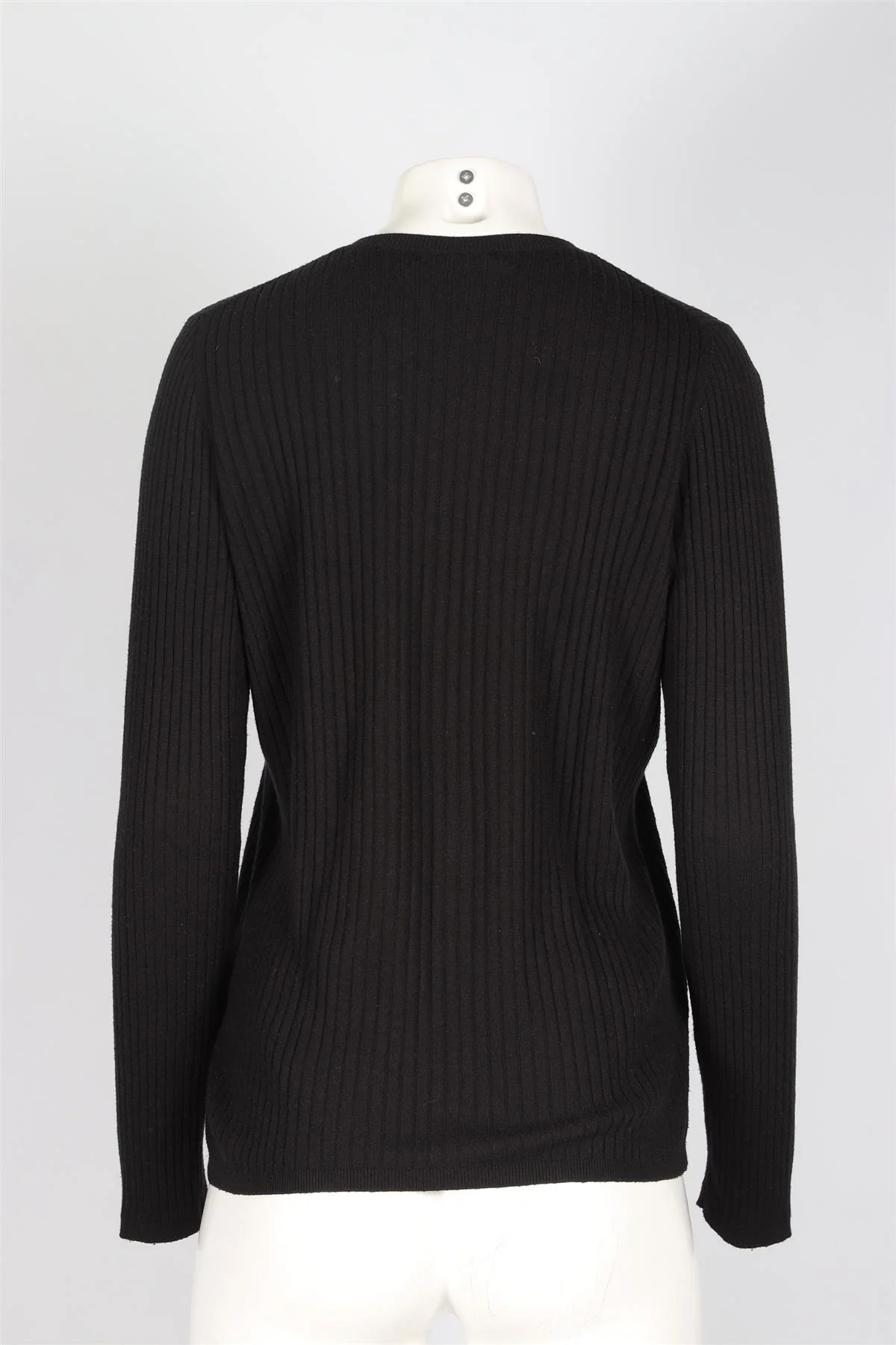 VINCE BLACK CASHMERE SWEATER LARGE - Image 4