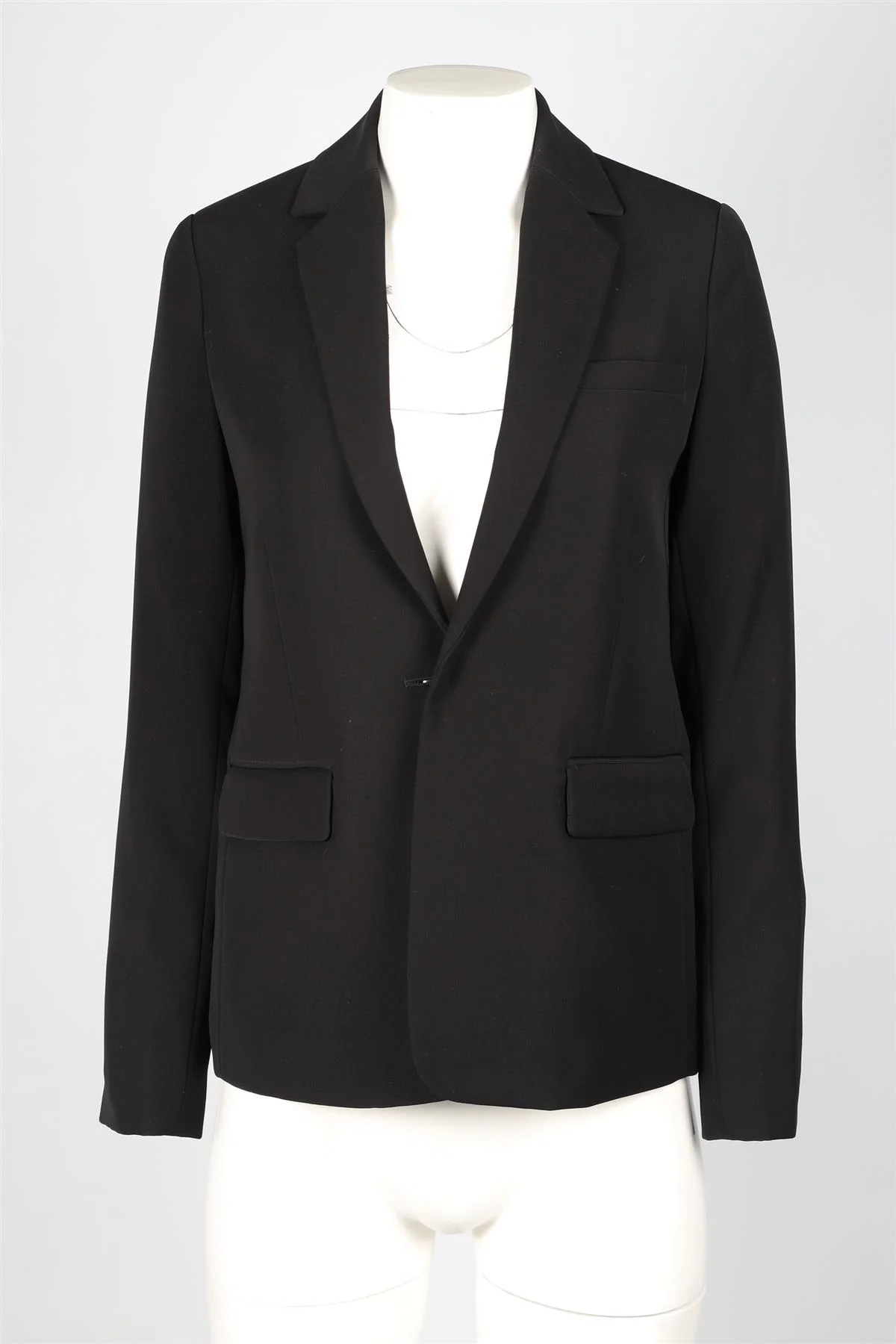 VINCE BLACK CREPE BLAZER US 6 UK 10 - Image 2