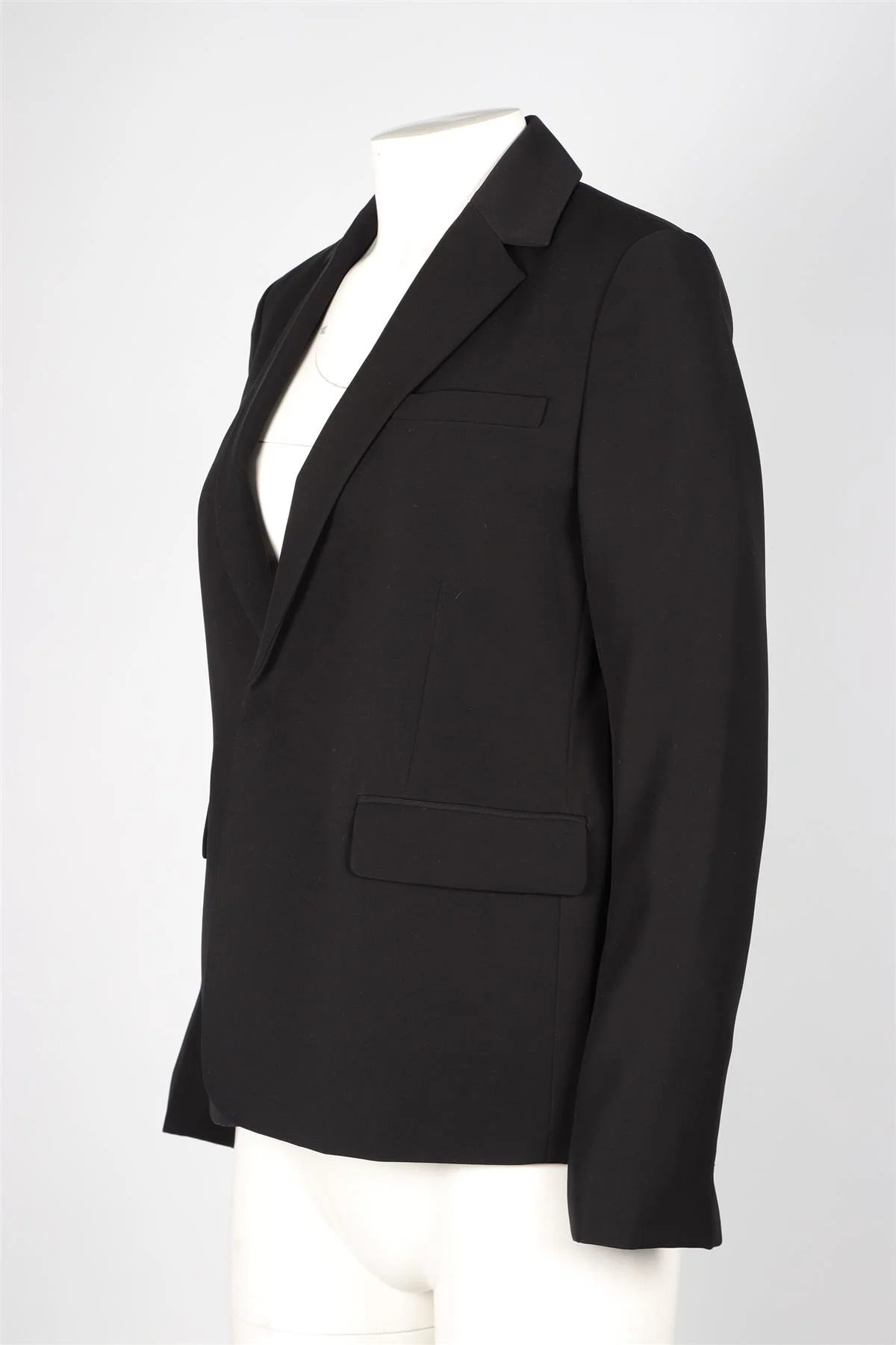 VINCE BLACK CREPE BLAZER US 6 UK 10 - Image 3