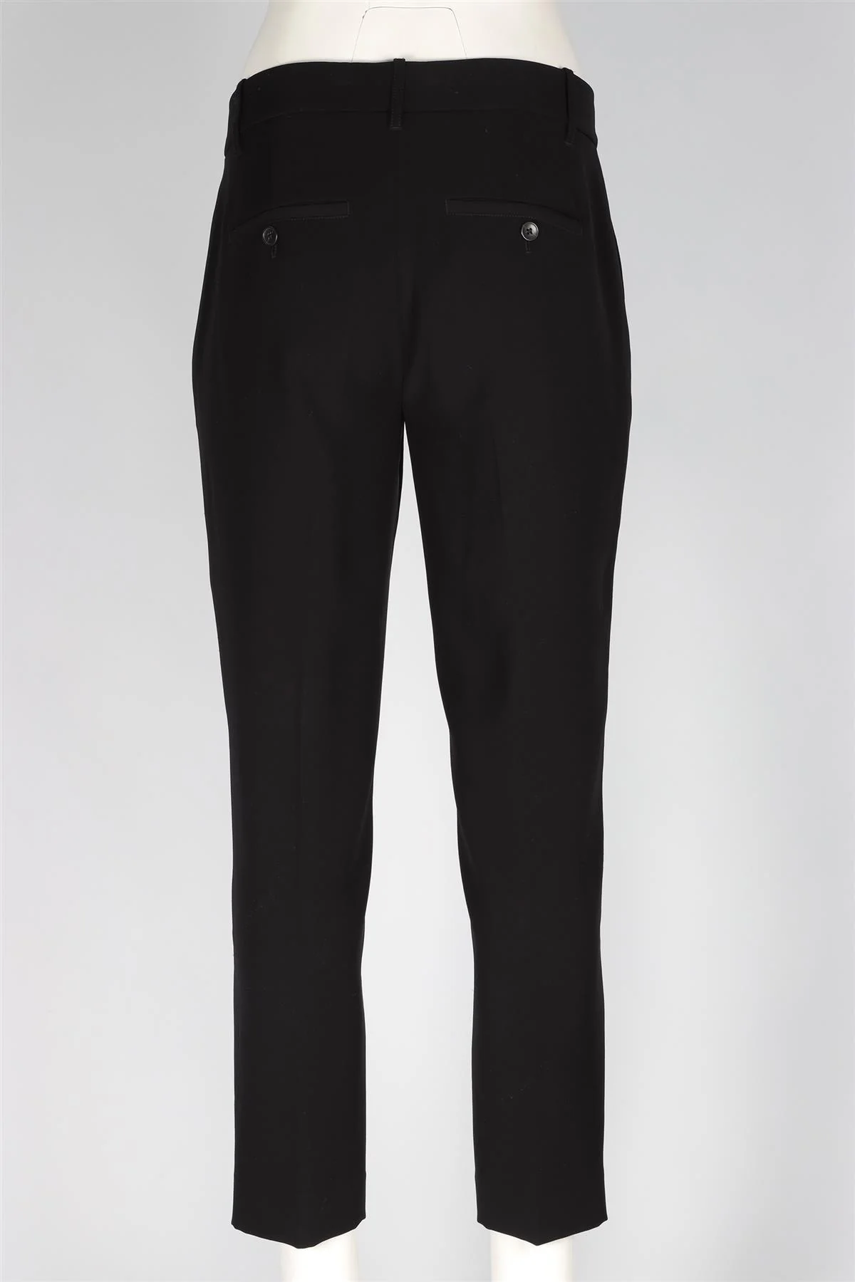 VINCE BLACK CREPE STRAIGHT LEG PANTS US 6 UK 10 - Image 4