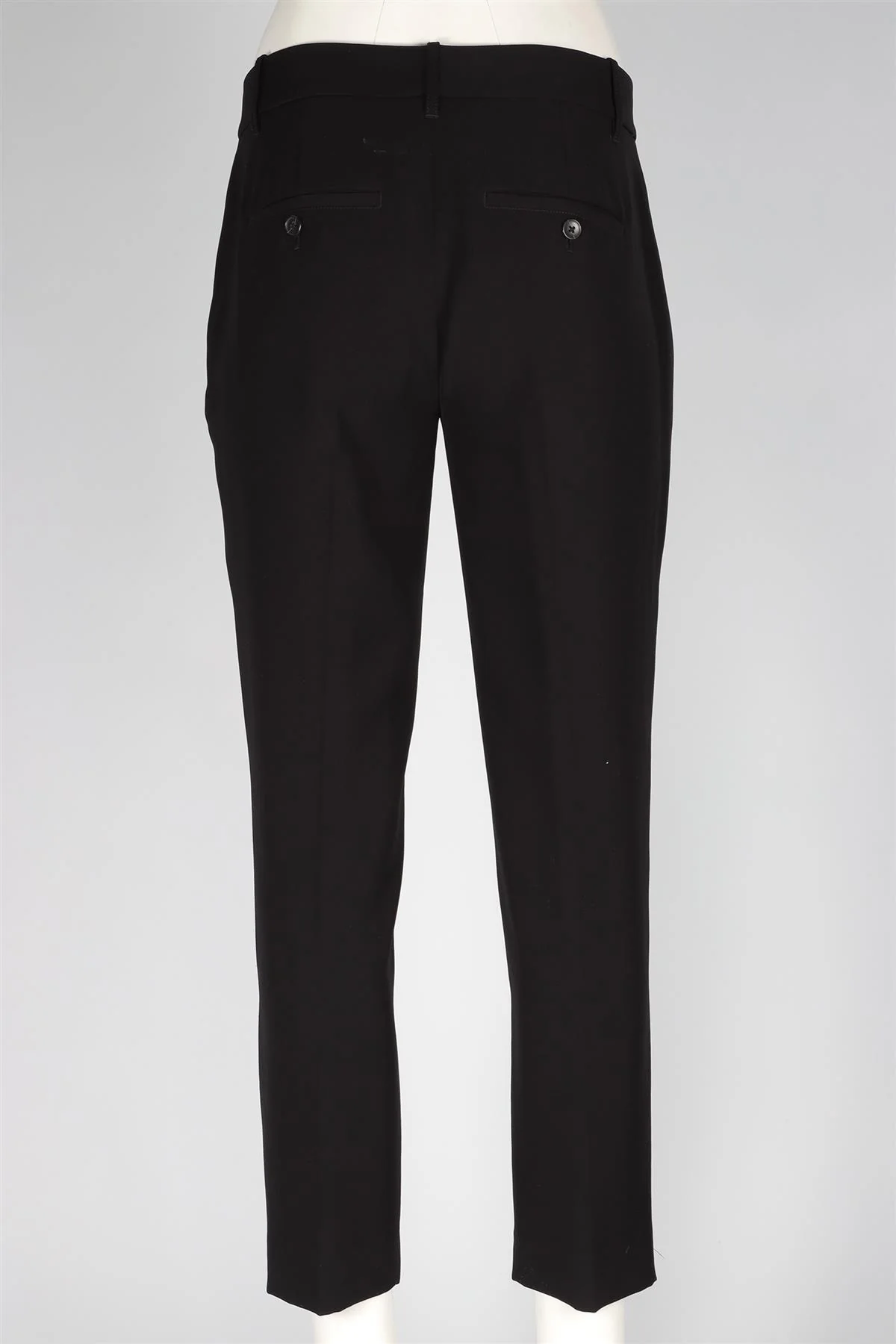 VINCE BLACK CREPE STRAIGHT LEG PANTS US 6 UK 10 - Image 4