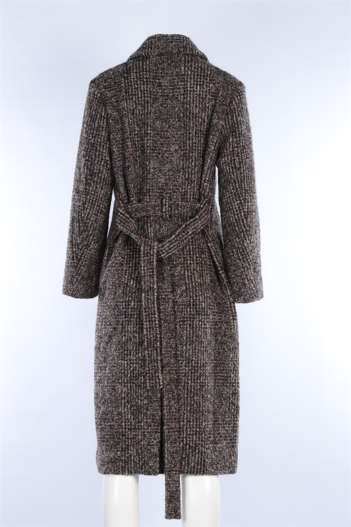 VINCE BROWN WOOL COAT XSMALL - Image 4