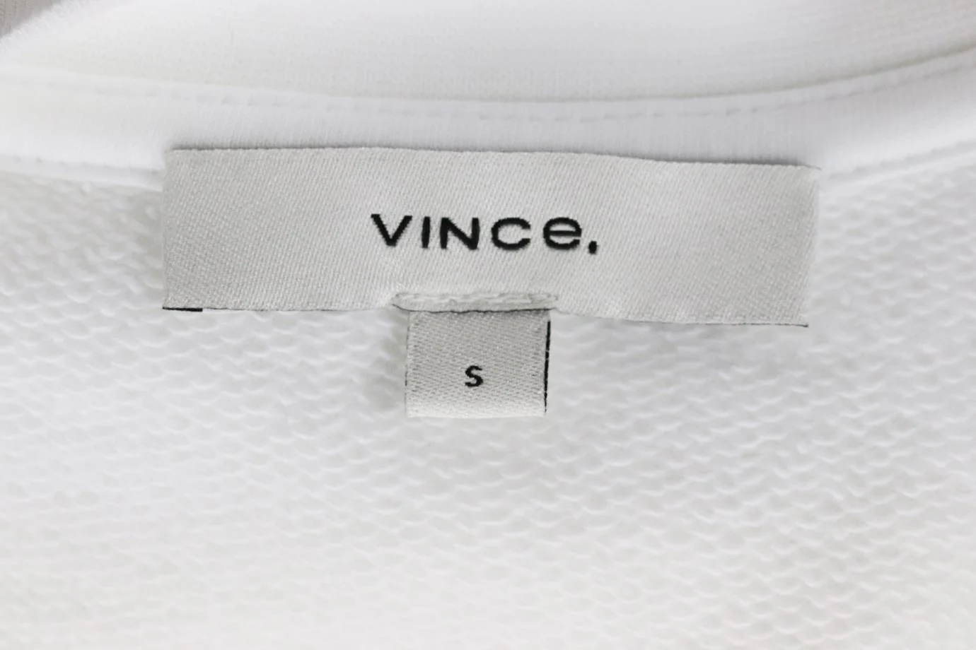 VINCE COTTON JERSEY SWEATSHIRT SMALL - Image 6