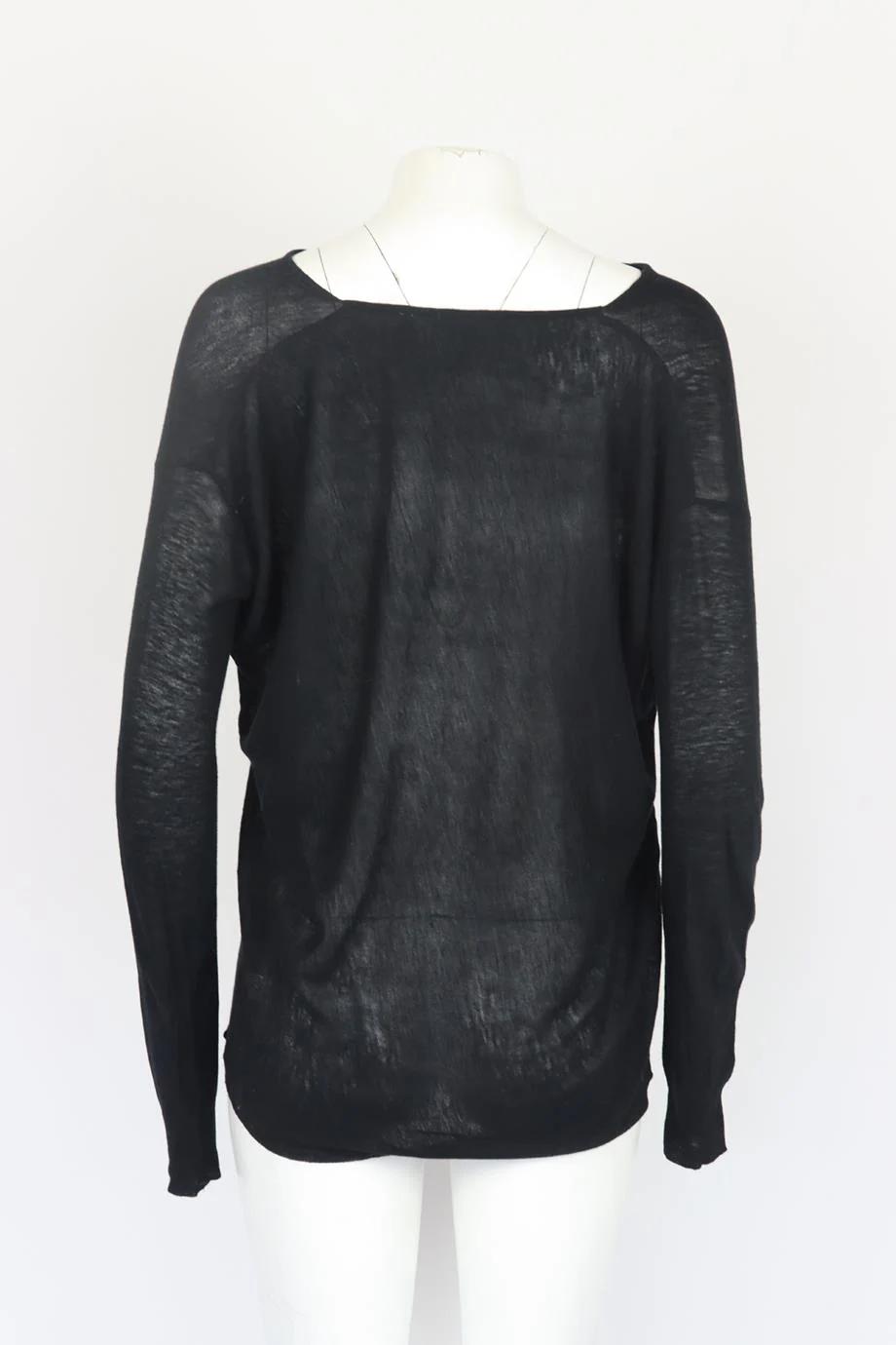 VINCE DRAPED WOOL BLEND SWEATER SMALL - Image 3