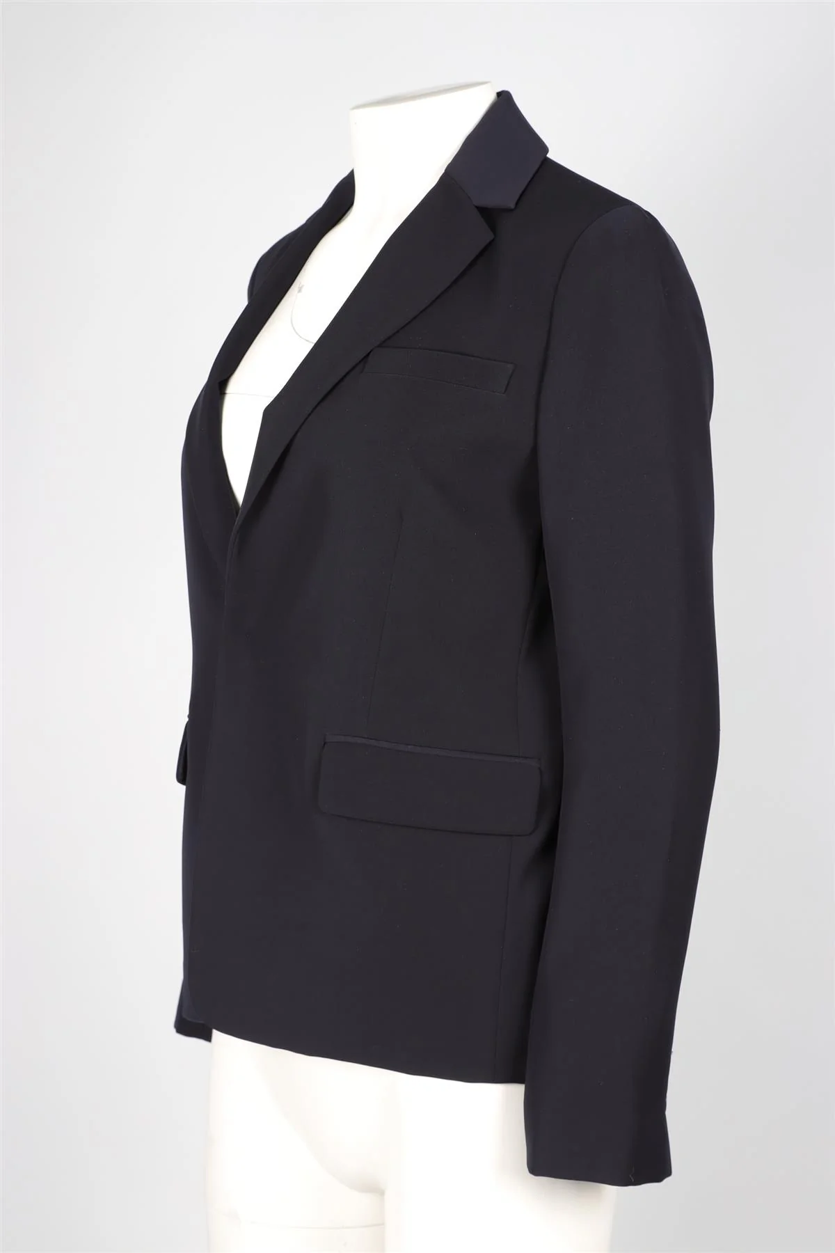 VINCE NAVY CREPE BLAZER US 6 UK 10 - Image 3