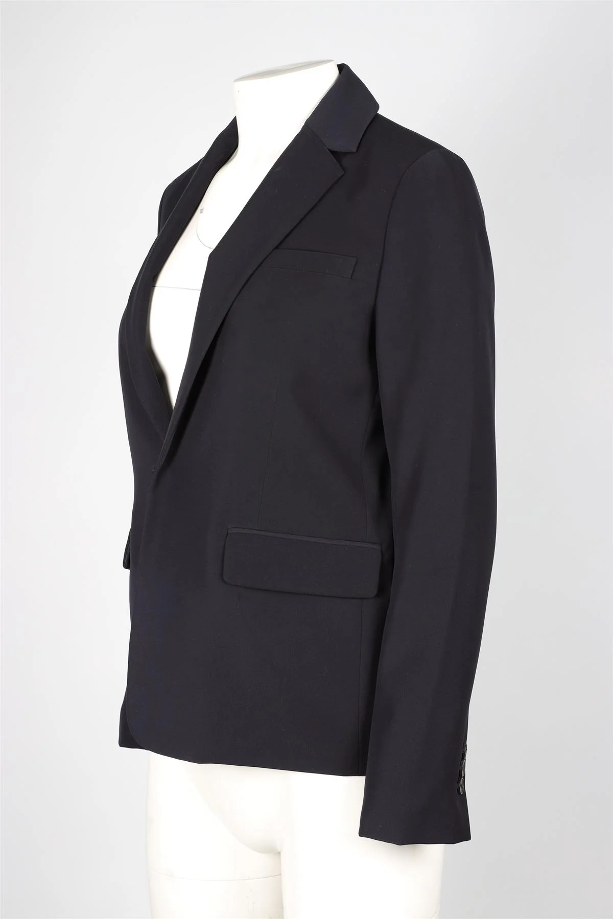 VINCE NAVY CREPE BLAZER US 6 UK 10 - Image 3