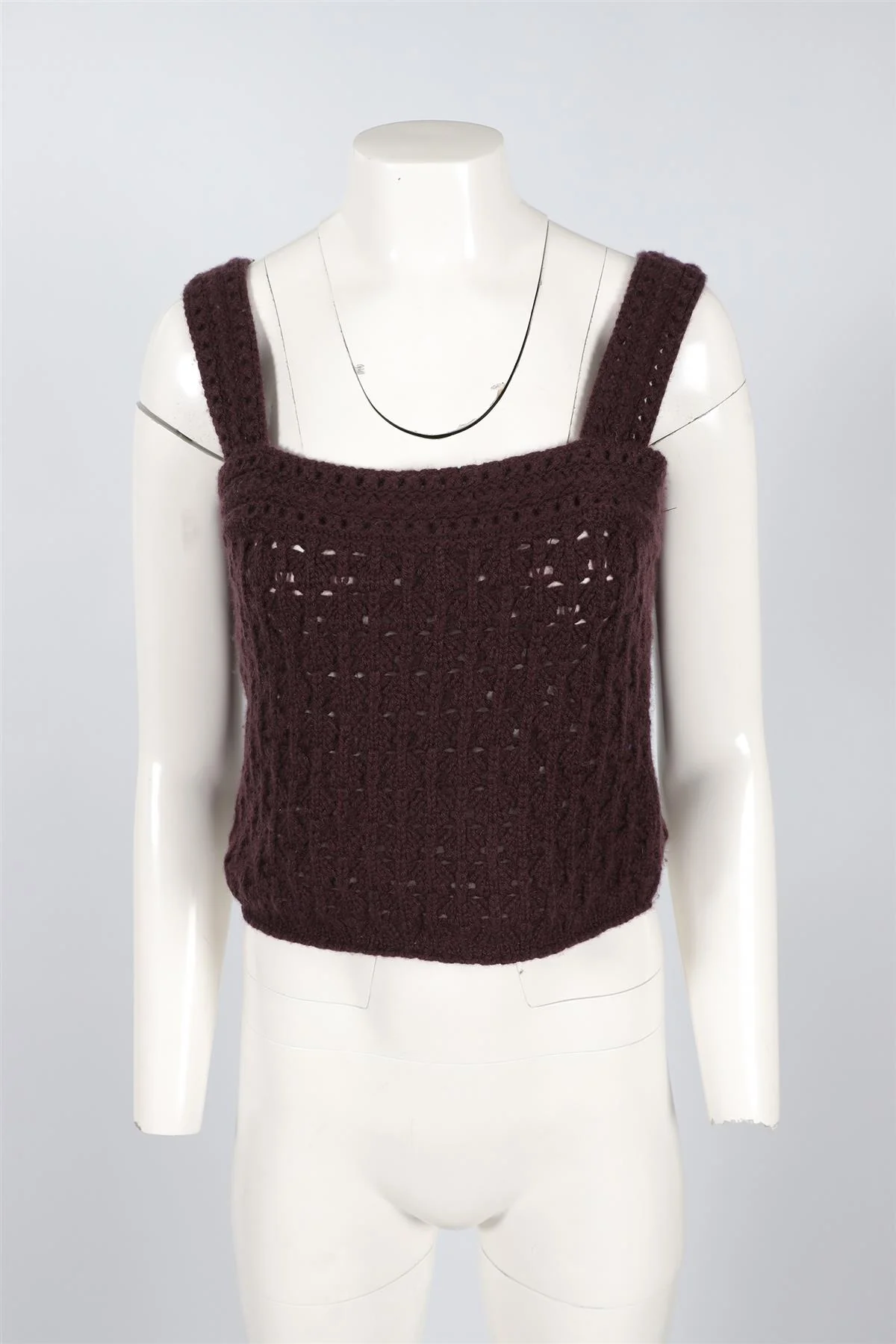 VINCE PURPLE CASHMERE TOP SMALL - Image 2