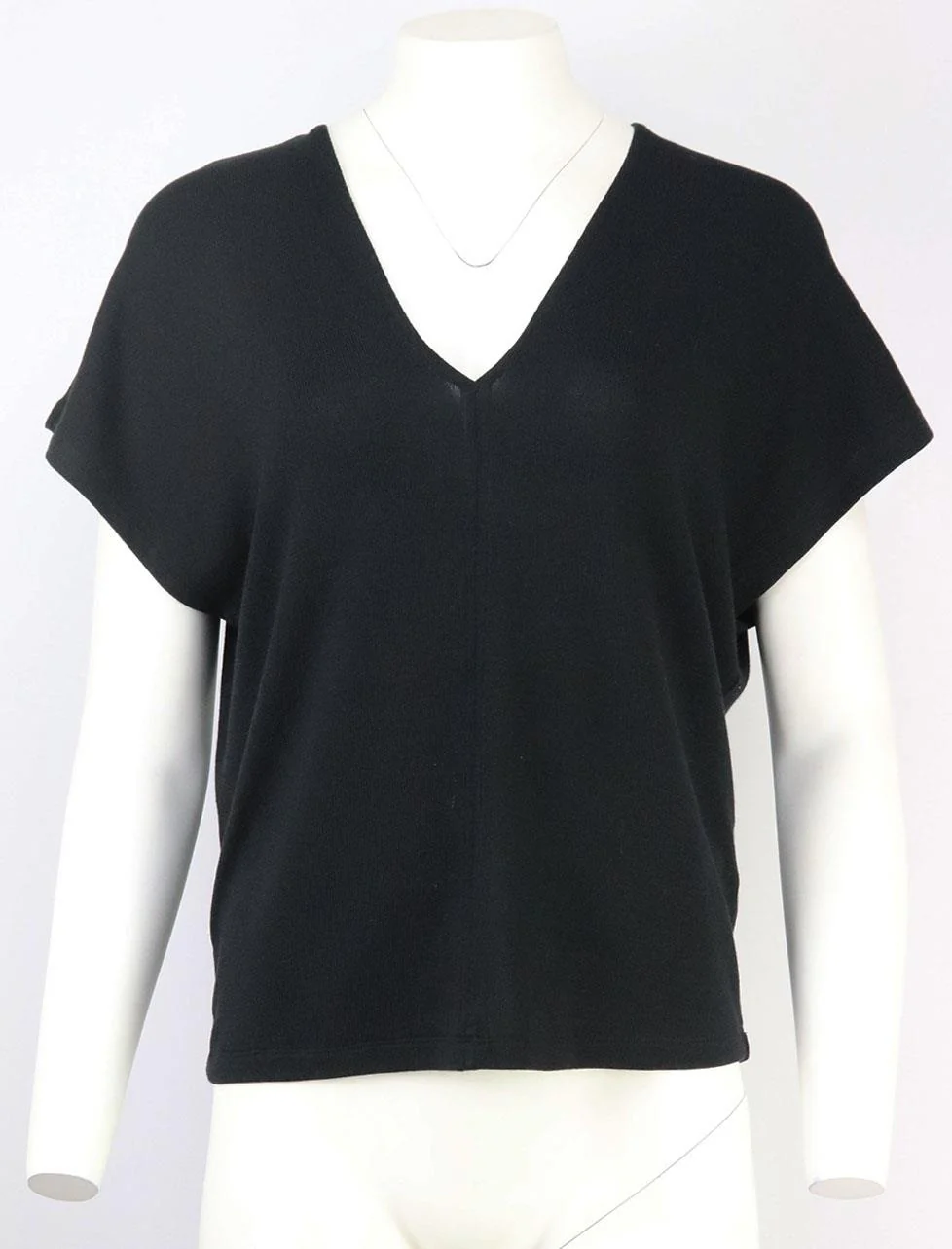 VINCE RIBBED COTTON BLEND VEST SMALL - Image 2