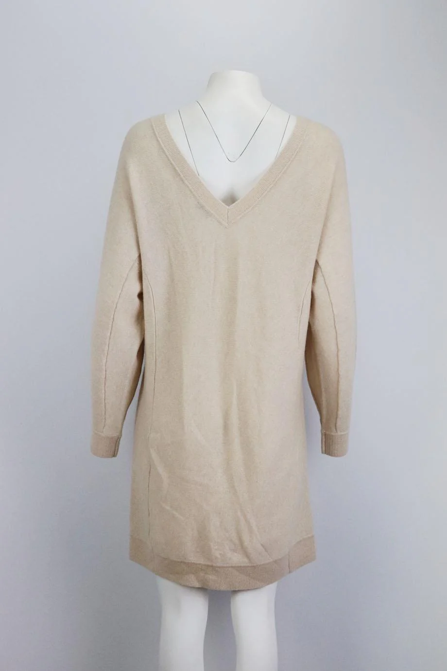 VINCE WOOL AND CASHMERE BLEND DRESS LARGE - Image 4