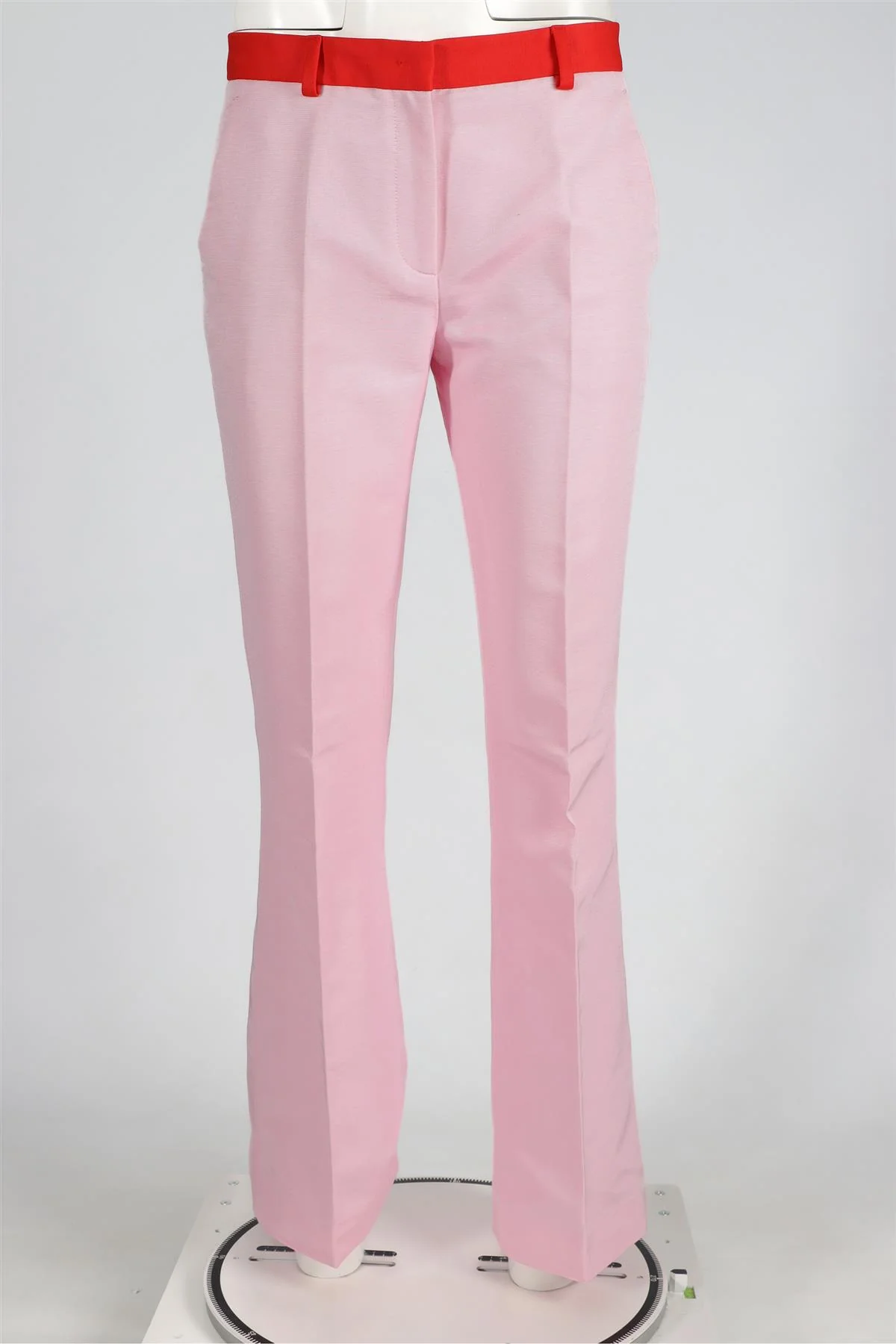 VIONNET PINK COTTON STRAIGHT LEG PANTS IT 42 UK 10 - Image 6