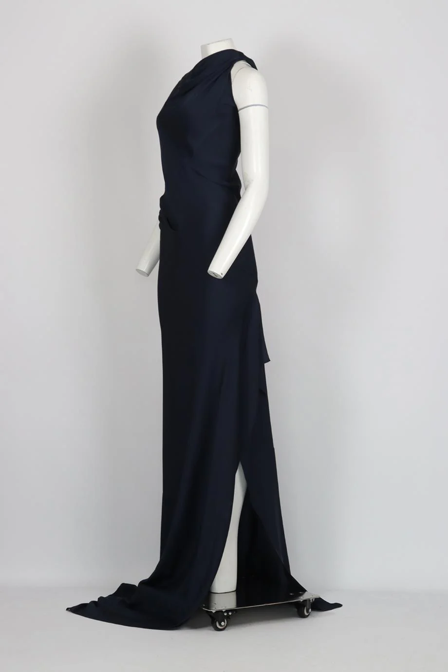 VIONNET SILK MAXI DRESS IT 42 UK 10 - Image 3
