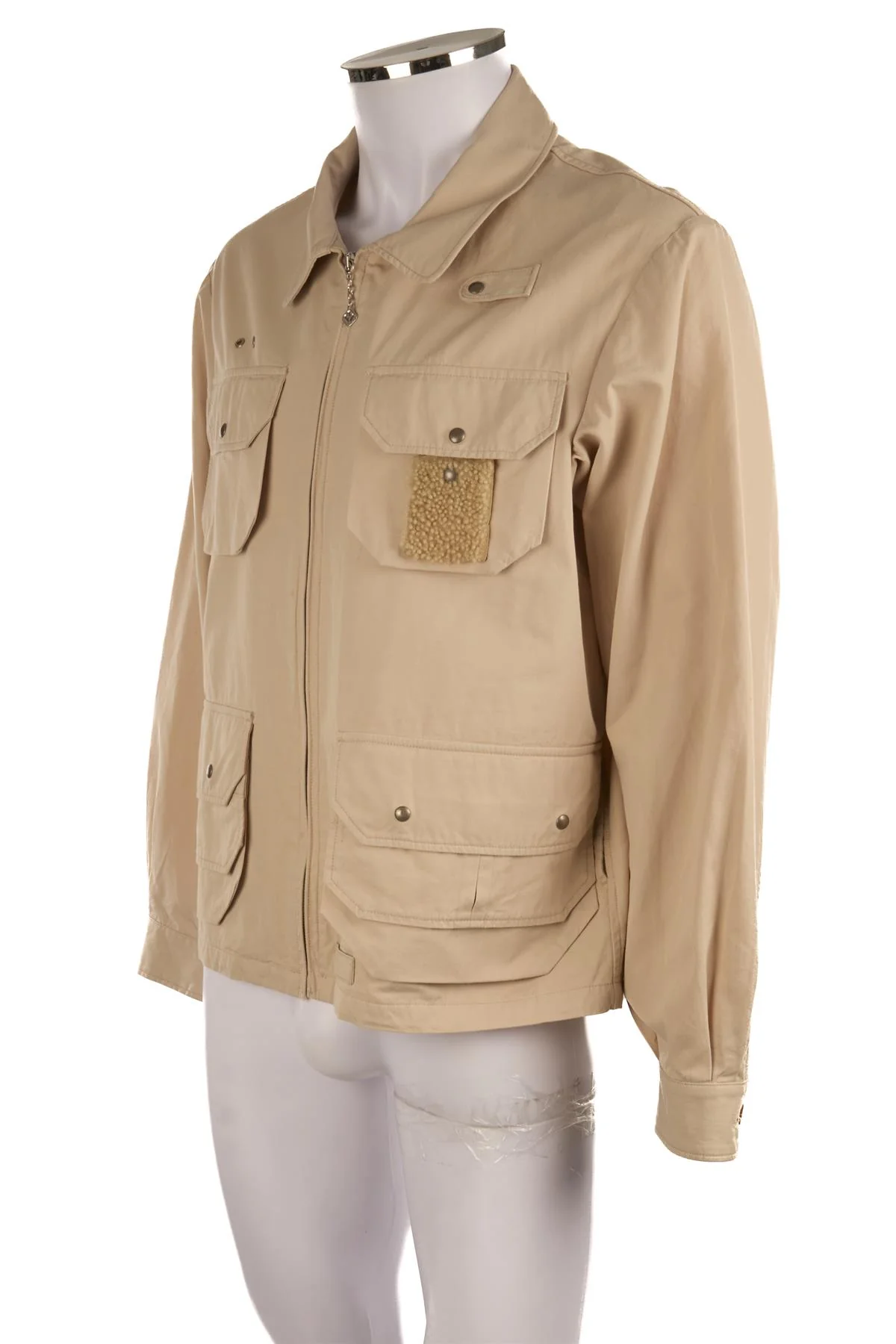 VISVIM CREAM MENS COTTON JACKET UK/US 40 IT 50 FR 50 - Image 3