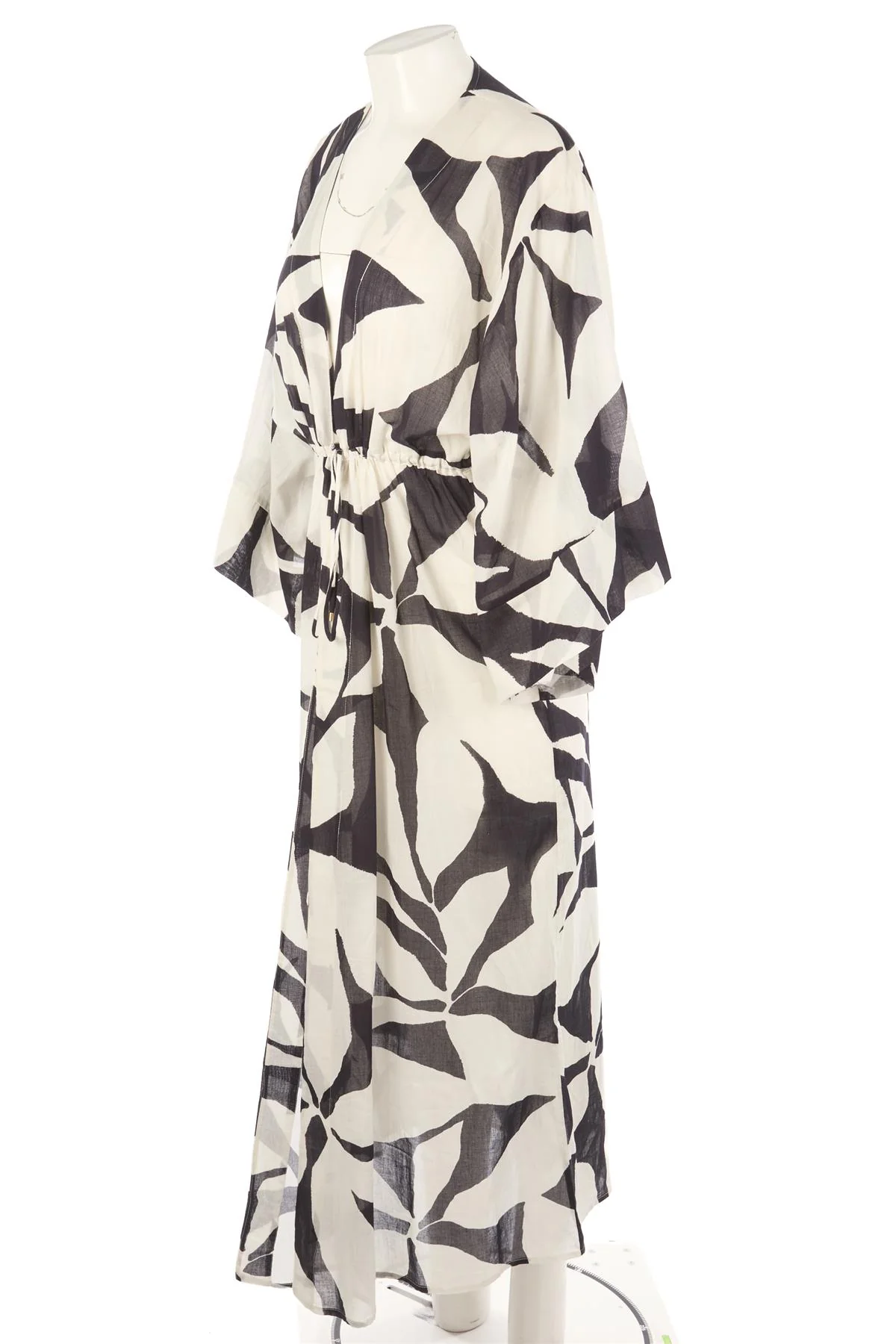 VIX PAULA HERMANNY BLACK COTTON KAFTAN MEDIUM - Image 3