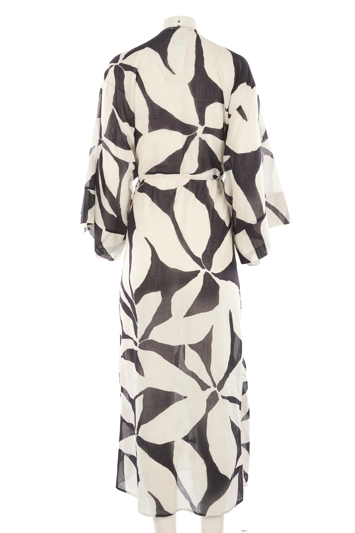 VIX PAULA HERMANNY BLACK COTTON KAFTAN MEDIUM - Image 4