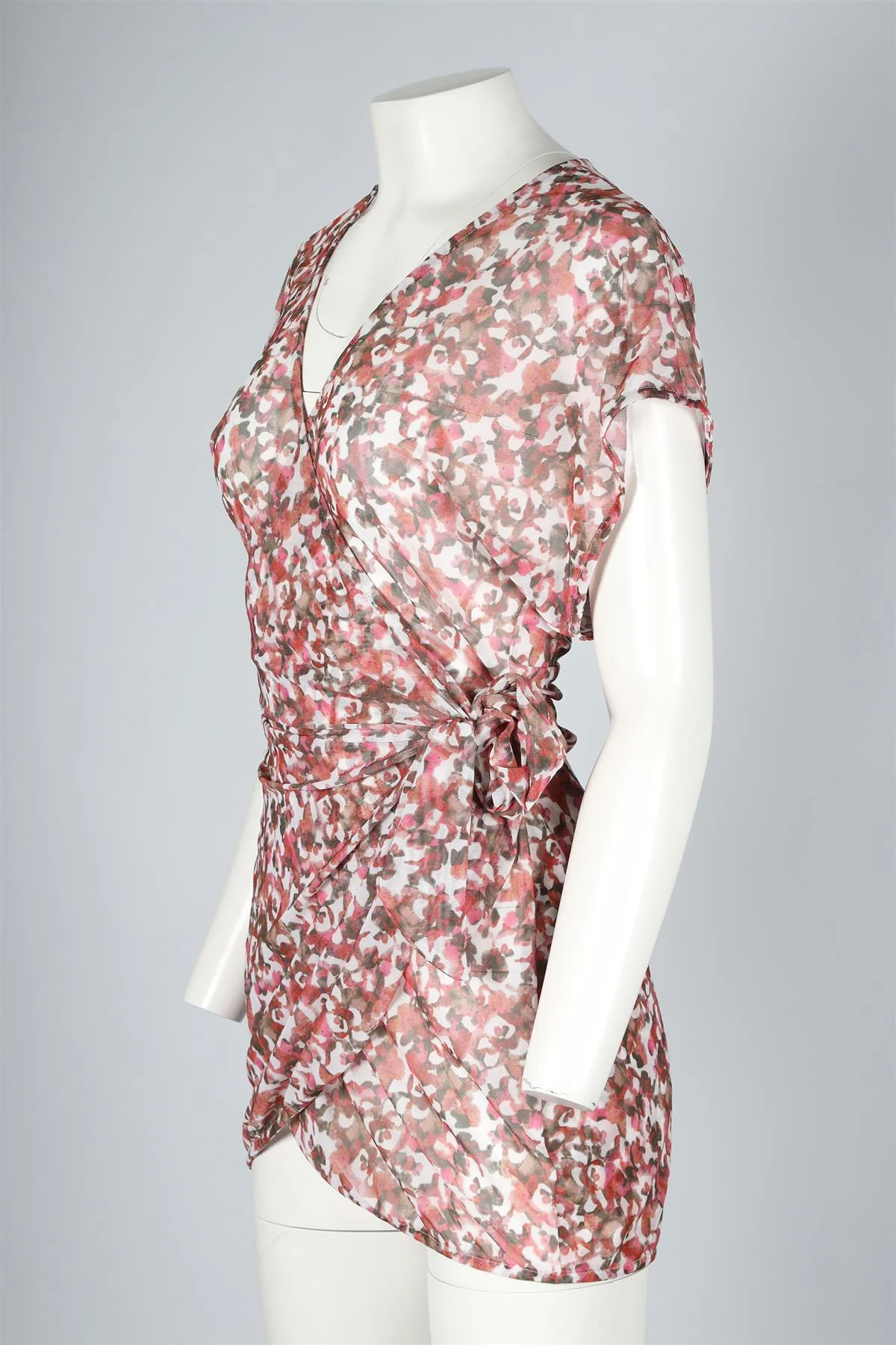 VIX PAULA HERMANNY MULTICOLOURED MESH MINI DRESS MEDIUM - Image 3