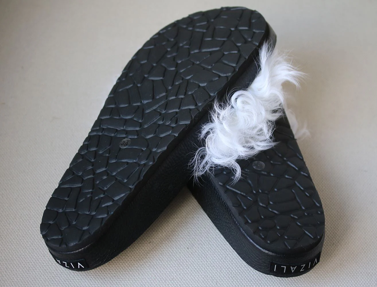 VIZALI SHEARLING FUR SLIDES EU 38 UK 5 US 8 - Image 5
