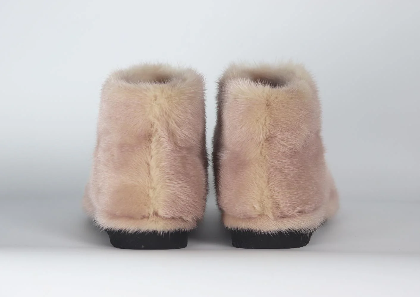 VIZALI SHEARLING LINED MINK FUR ANKLE BOOTS EU 39 UK 6 US 9 - Image 4