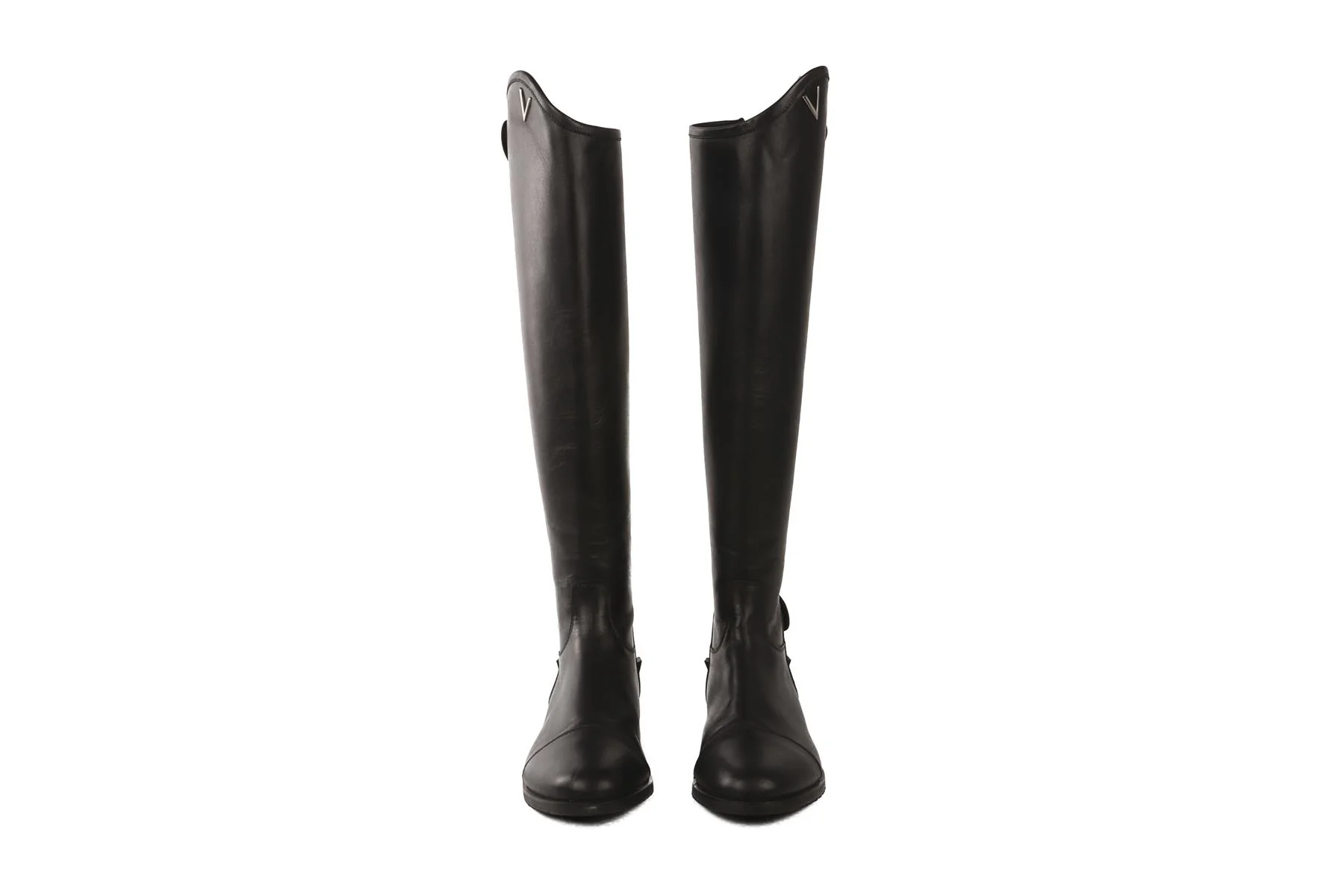 VOGEL BLACK LEATHER RIDING BOOTS EU 38 UK 5 US 8 - Image 3