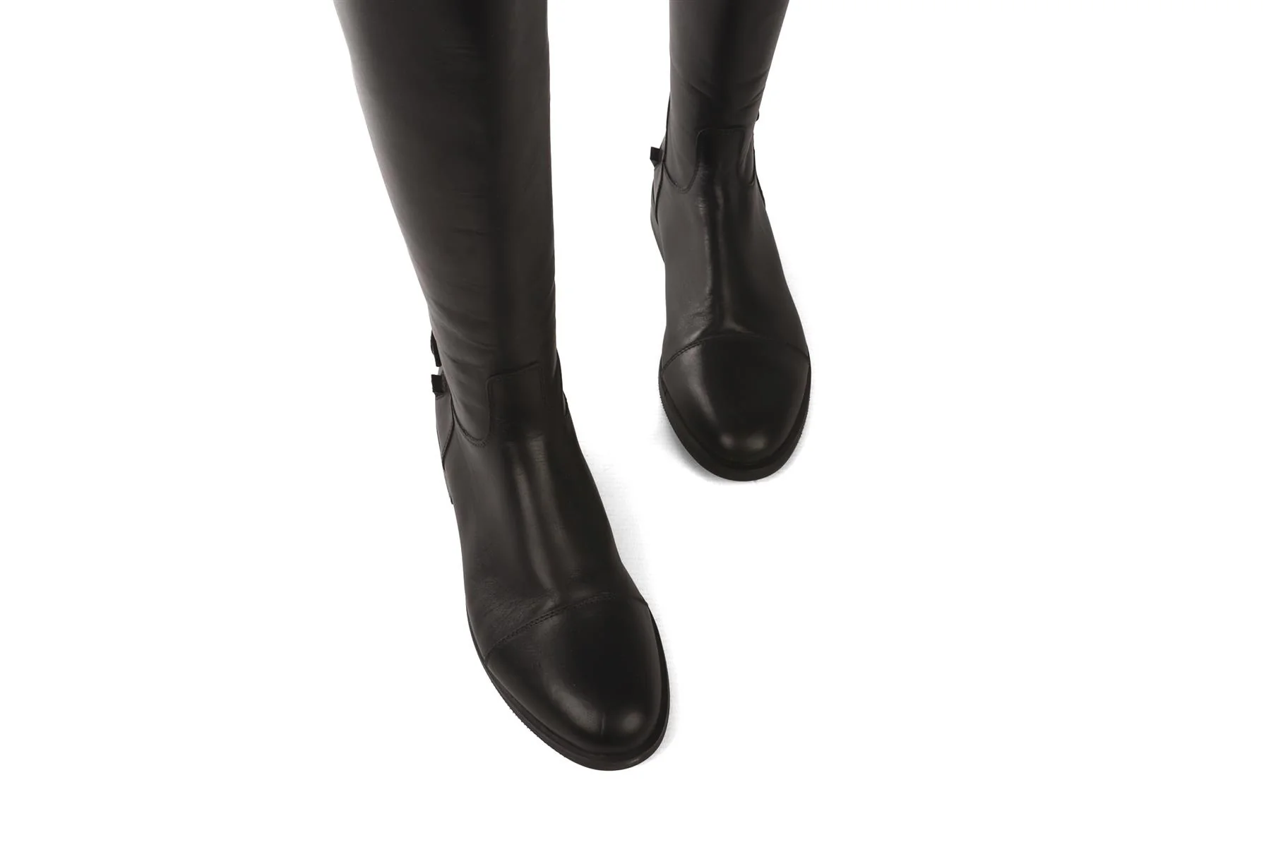 VOGEL BLACK LEATHER RIDING BOOTS EU 38 UK 5 US 8 - Image 4