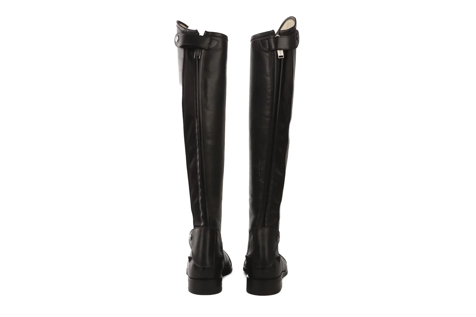 VOGEL BLACK LEATHER RIDING BOOTS EU 38 UK 5 US 8 - Image 5
