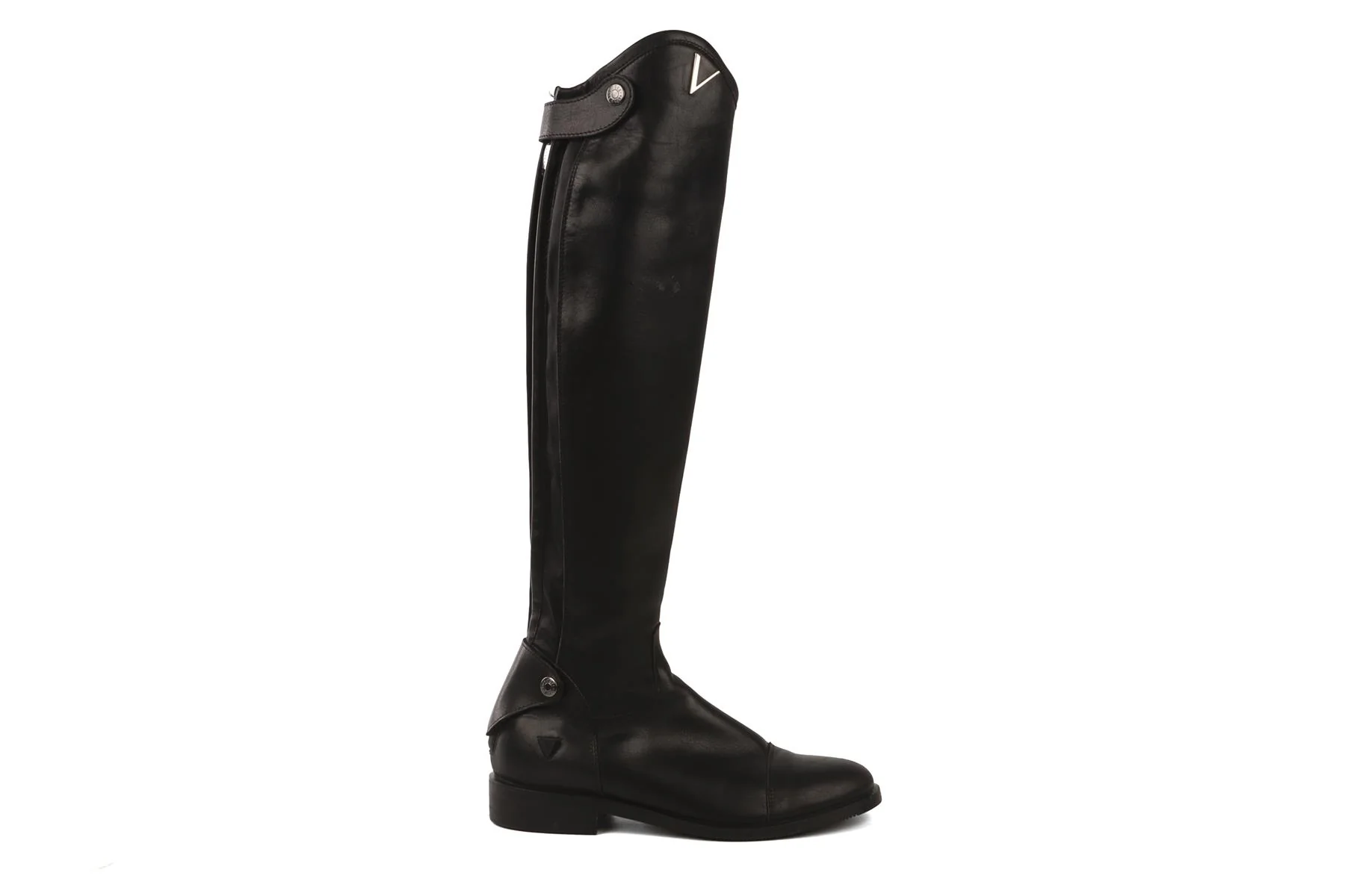VOGEL BLACK LEATHER RIDING BOOTS EU 38 UK 5 US 8 - Image 7