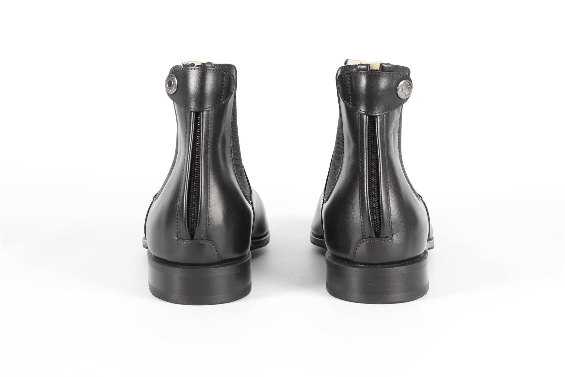 VOGEL BLACK LEATHER SHORT RIDING BOOTS EU 36 UK 3 US 6 - Image 4
